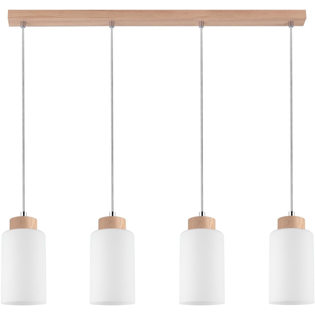 SPOT Light Pendelleuchte »BOSCO WOOD«, 4 flammig-flammig