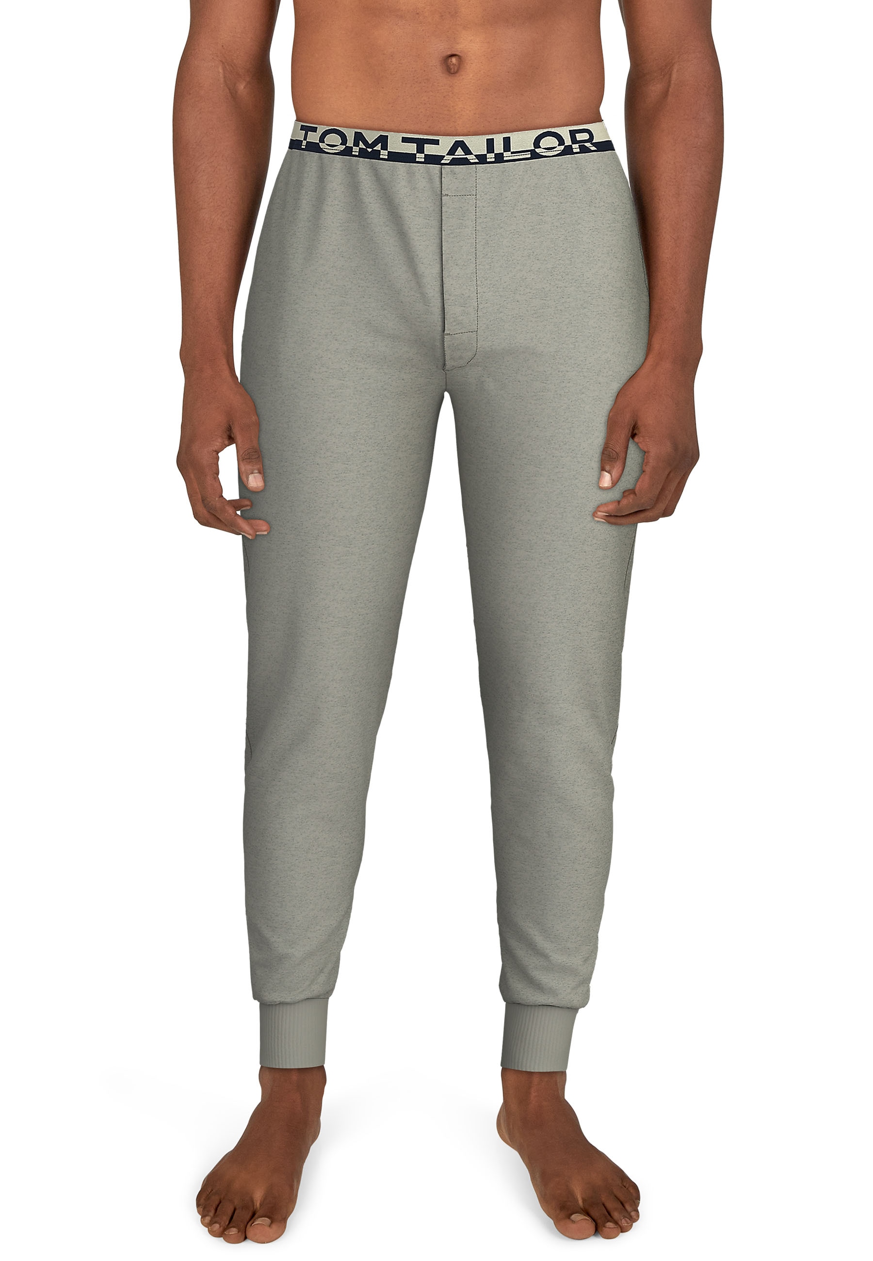 TOM TAILOR Pyjamahose "Brügge" Logobund, schmaler Fit, Seitentaschen, atmun günstig online kaufen