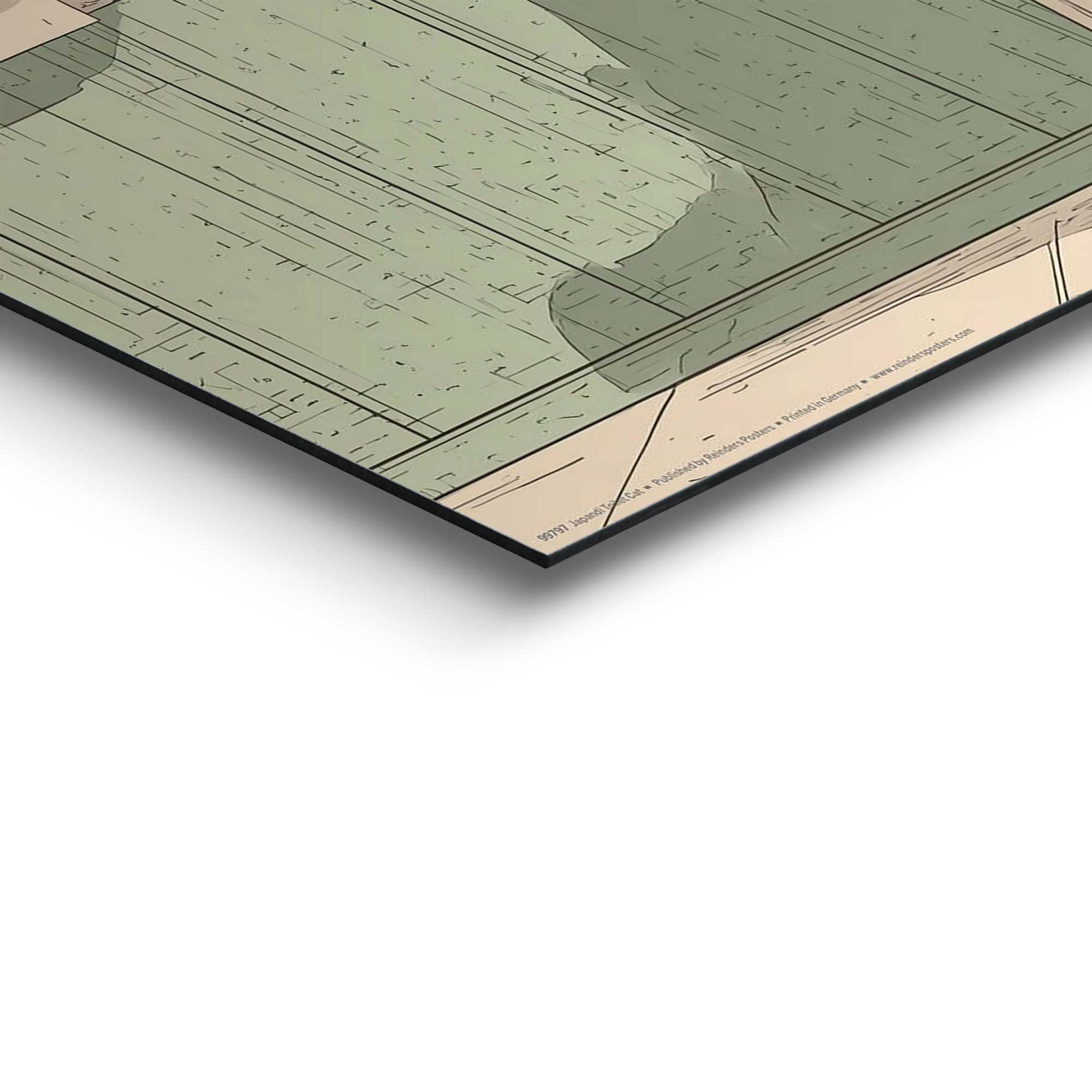 Reinders! Deco-Panel »Privater Moment« Tiere 1 Stk. tlg. Toilette - Grün - MDF - Tiere - 40x50 cm