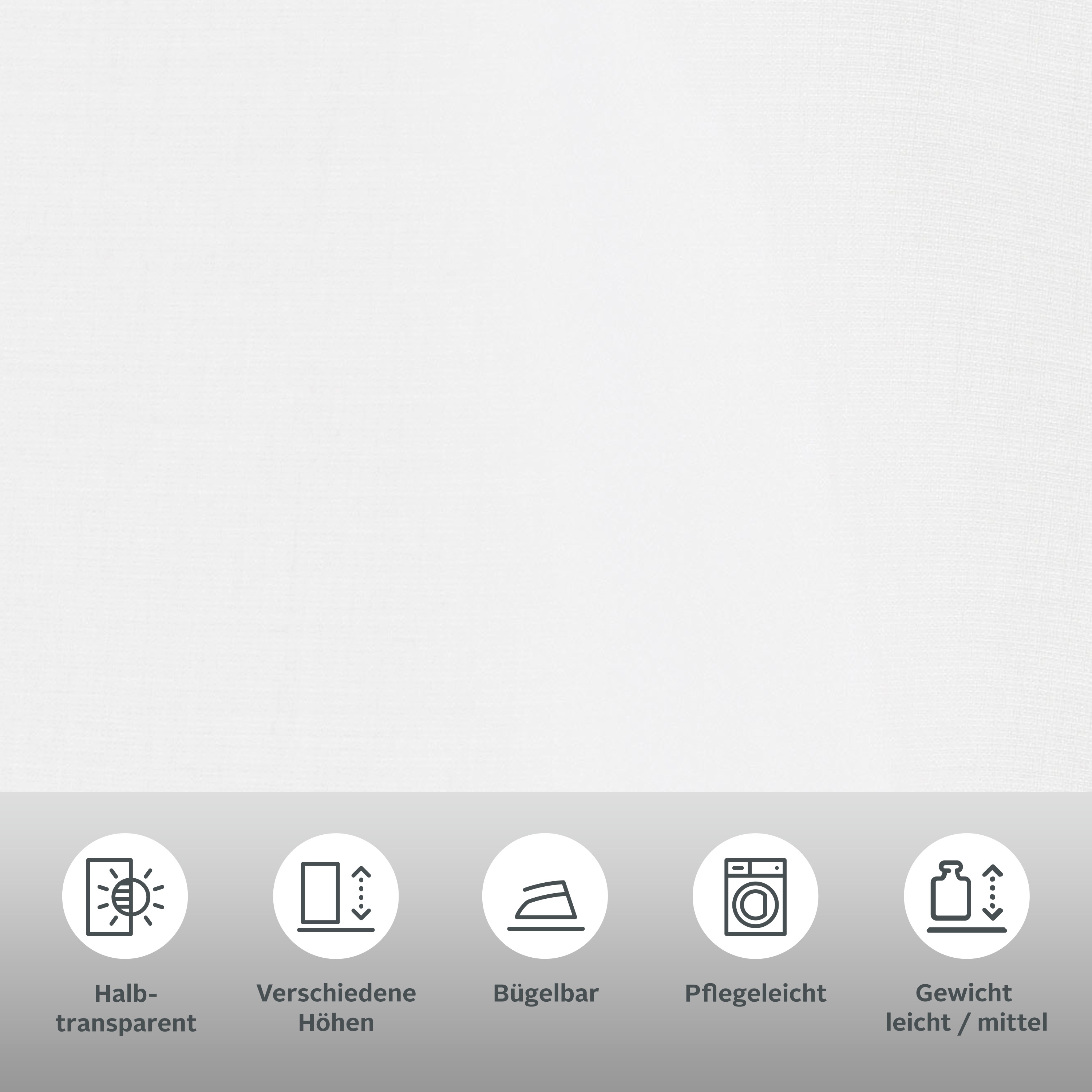 Thumbnail - my home Scheibengardine "Xaver" Stangendurchzug 1 Stk. tlg. Halbtransparent, Bedruckt, Baumwolle, weihnachtliches Design