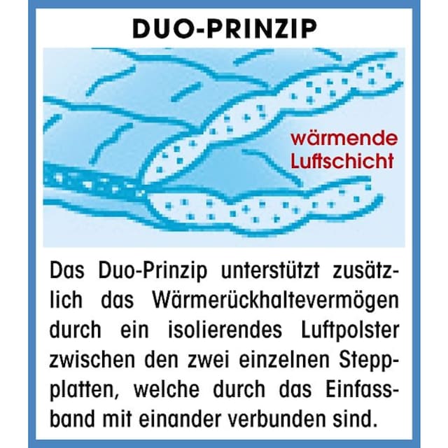 f.a.n. Schlafkomfort Microfaserbettdecke »Komfort Plus Warm, Bettdecken für  den Winter, Made in Germany, Decke«, extrawarm, Füllung 100% Polyester,  Bezug 100% Polyester, (1 St.), Extrawarm für den 