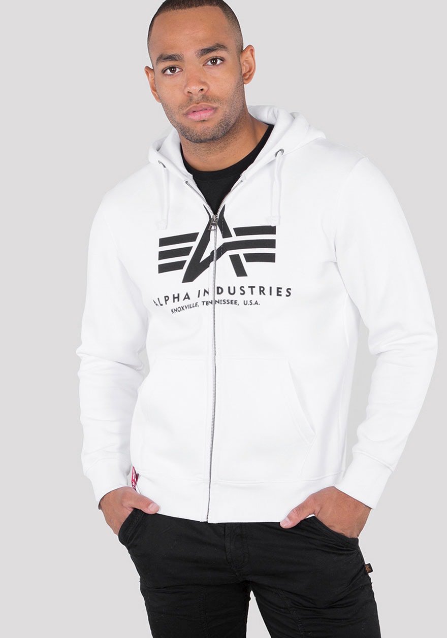 Alpha Industries Kapuzensweatjacke "BASIC ZIP HOODY" Baumwollmischung, regu günstig online kaufen