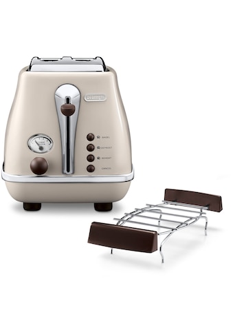 De'Longhi Toaster »Incona Vintage »CTOV 2103.BG«...