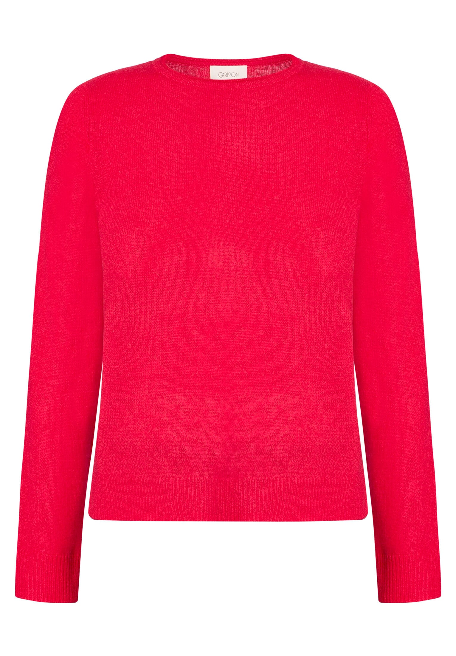 Cartoon Strickpullover »Damen mit Rundhalsausschnitt« 1