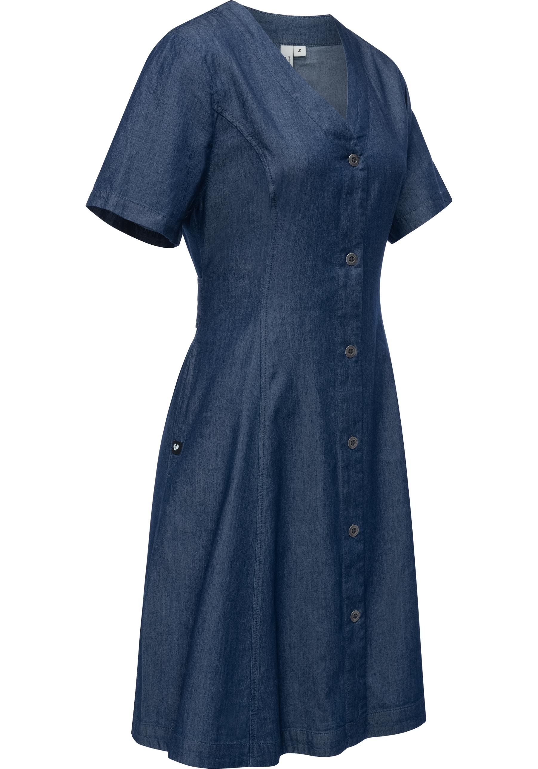 Ragwear Sommerkleid "Kveeda Denim", Sommerliches Minikleid mit Schleife am günstig online kaufen