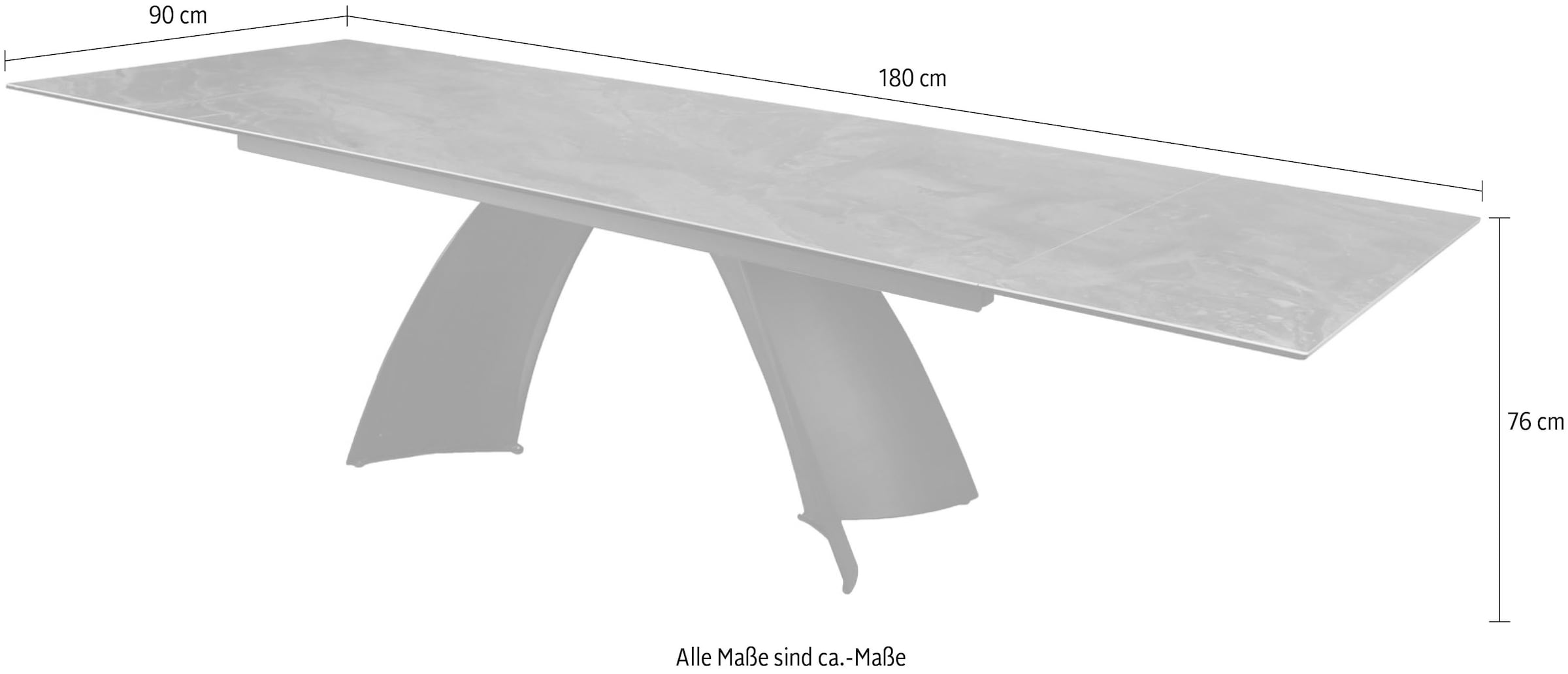 Home affaire Esstisch »Tangularis«, (3 St.), keine