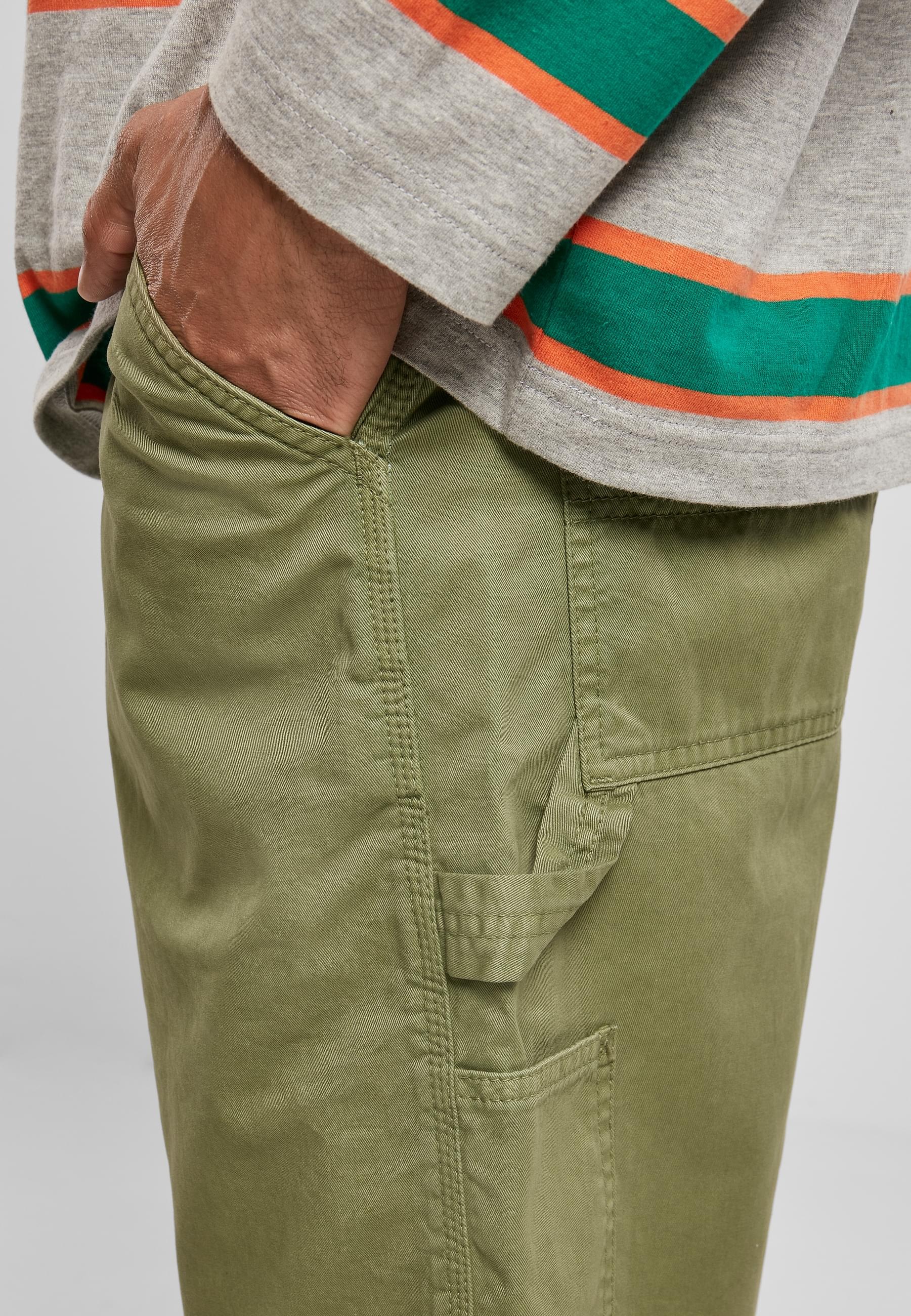 URBAN CLASSICS Stoffhose »Urban Classics Herren Carpenter Shorts«