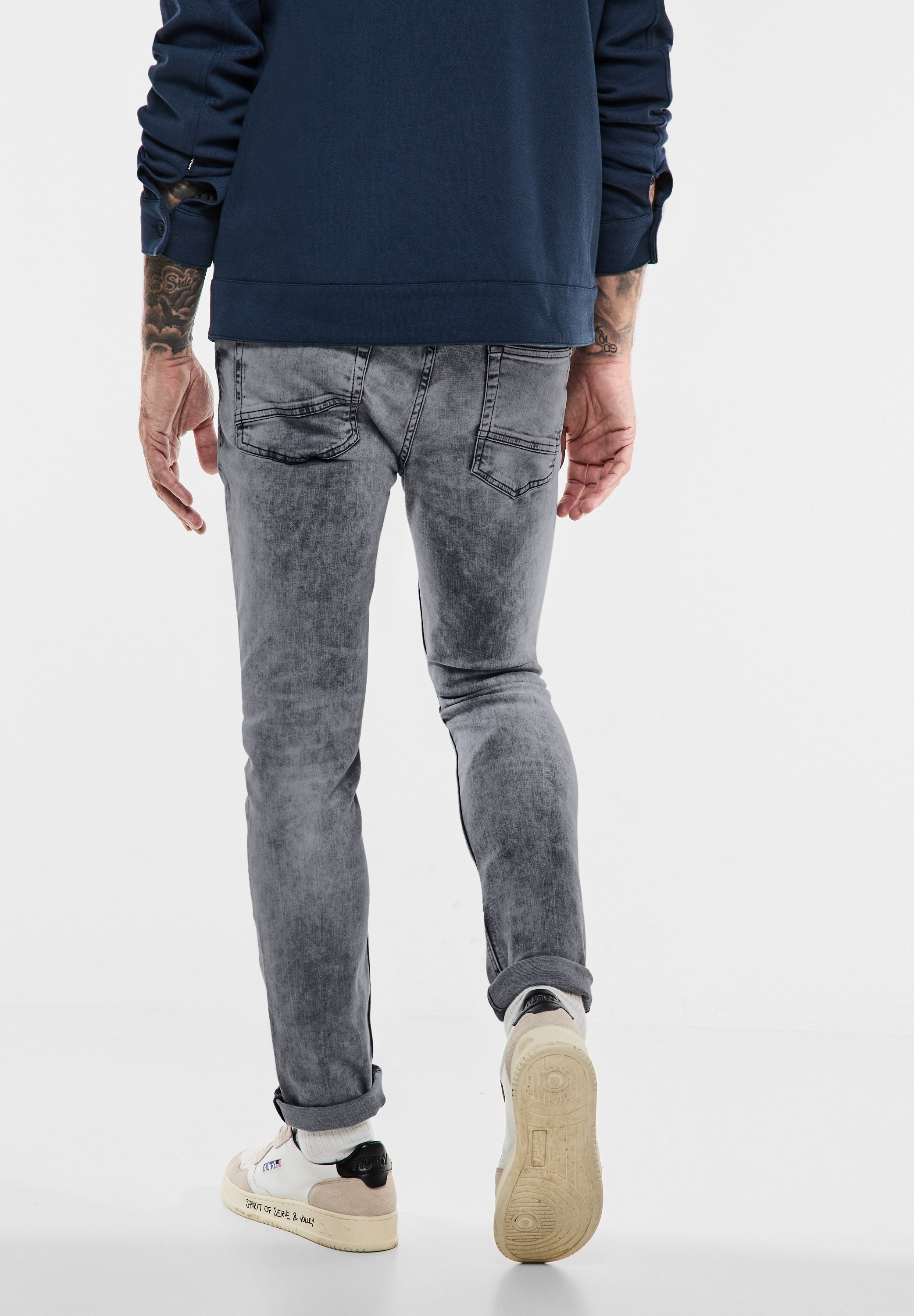 STREET ONE MEN Gerade Jeans, Middle Waist