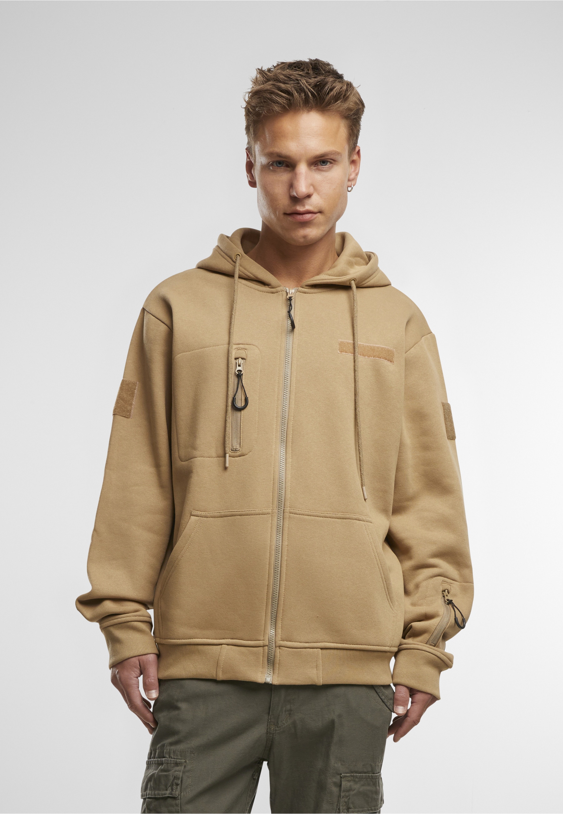 Brandit Bomberjacke »Brandit Tactical Sweat Jacket« 1 Stk. tlg. mit Kapuze