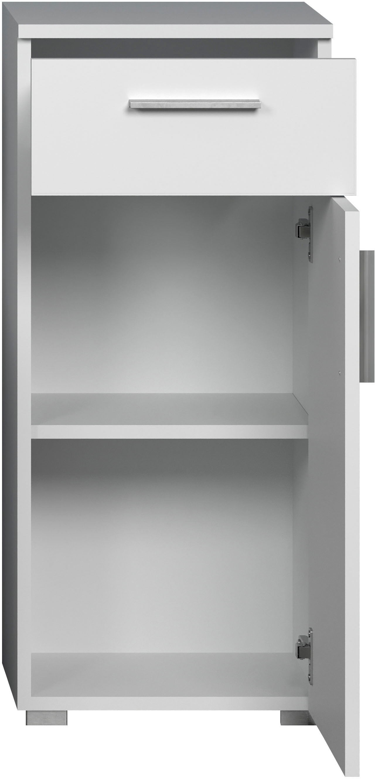 welltime Unterschrank »Prag«, (1 St.), Standschrank mit wechselbarem Türanschlag - (B/T/H) 37/31/83 cm