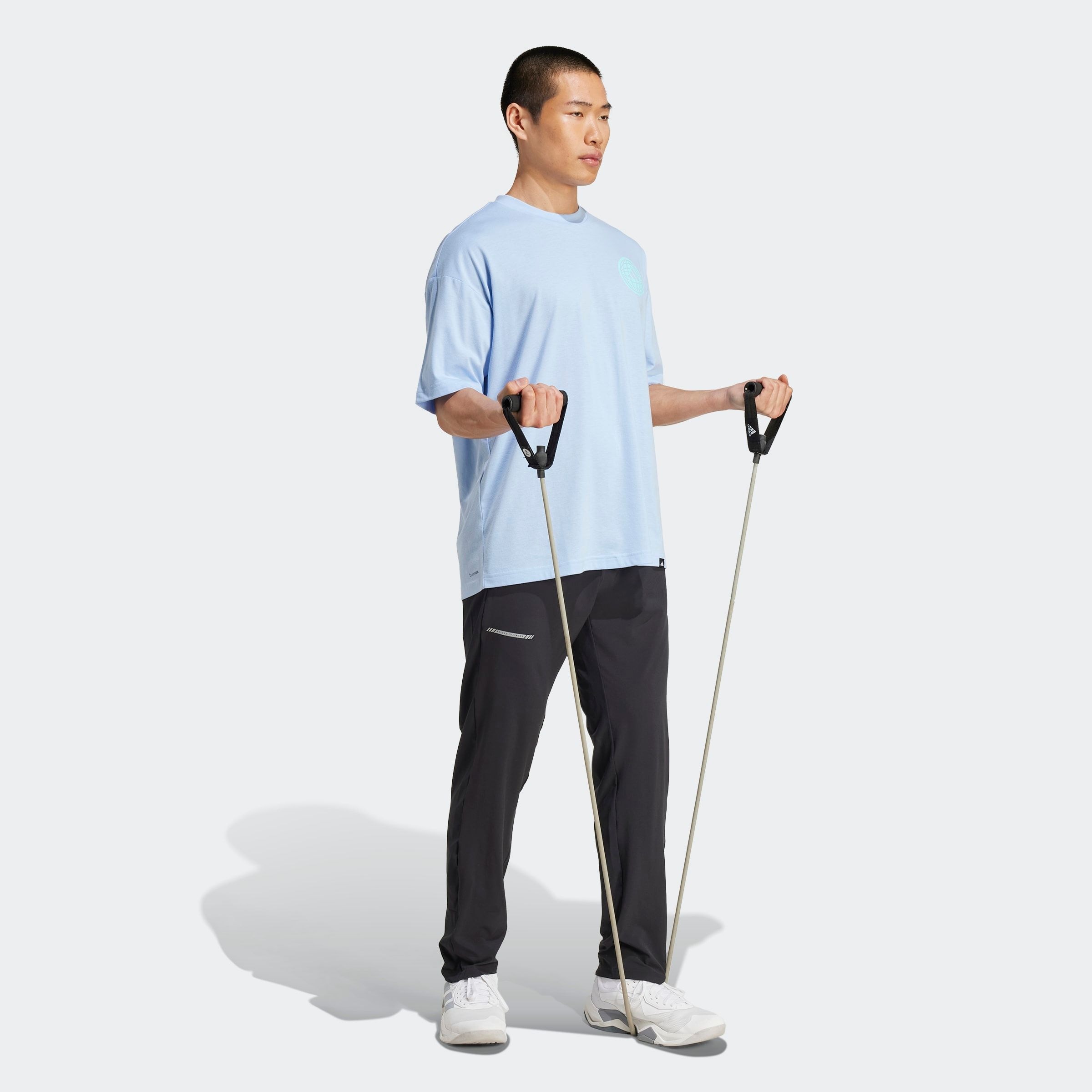 adidas Performance T-Shirt »GFX TEE GLOB Q3«