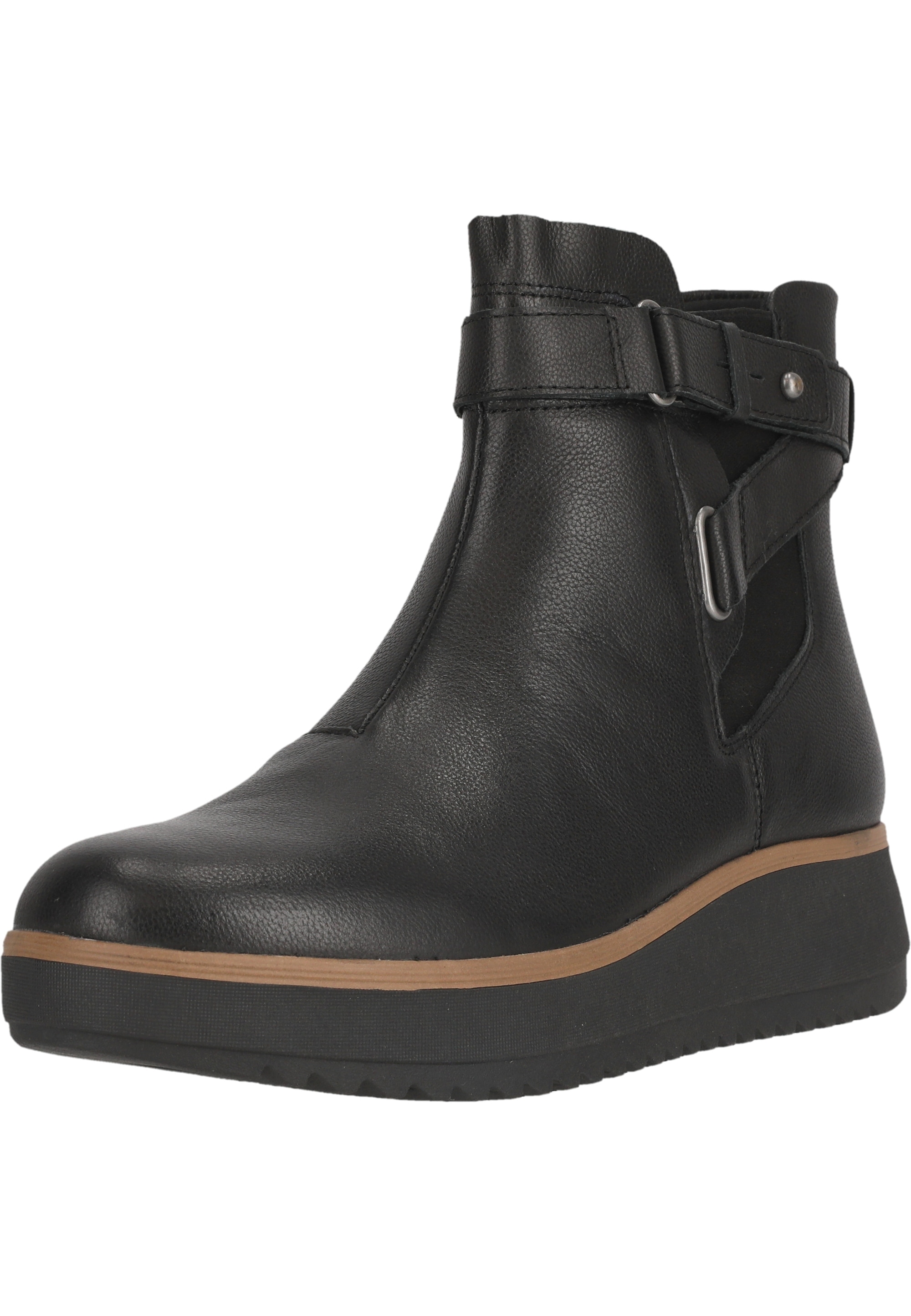 Clarks Stiefelette "Zylah Faye", mit cleveren verstellbaren Details günstig online kaufen