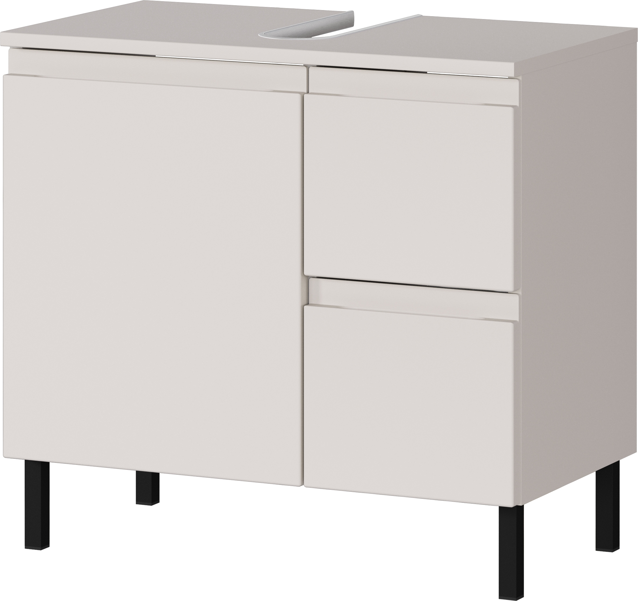 GERMANIA Waschbeckenunterschrank "Scantic" 1 Stk. tlg. mit Siphonausschnitt günstig online kaufen