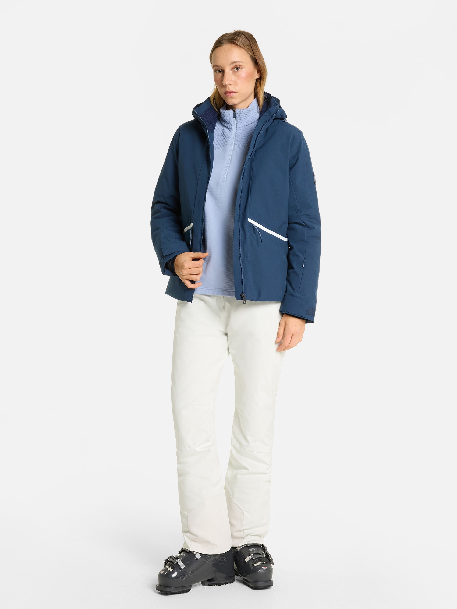 Ziener Sweatshirt »JADORA-Z DAMEN«, warm, elastisch, halber Front-Reißverschluss
