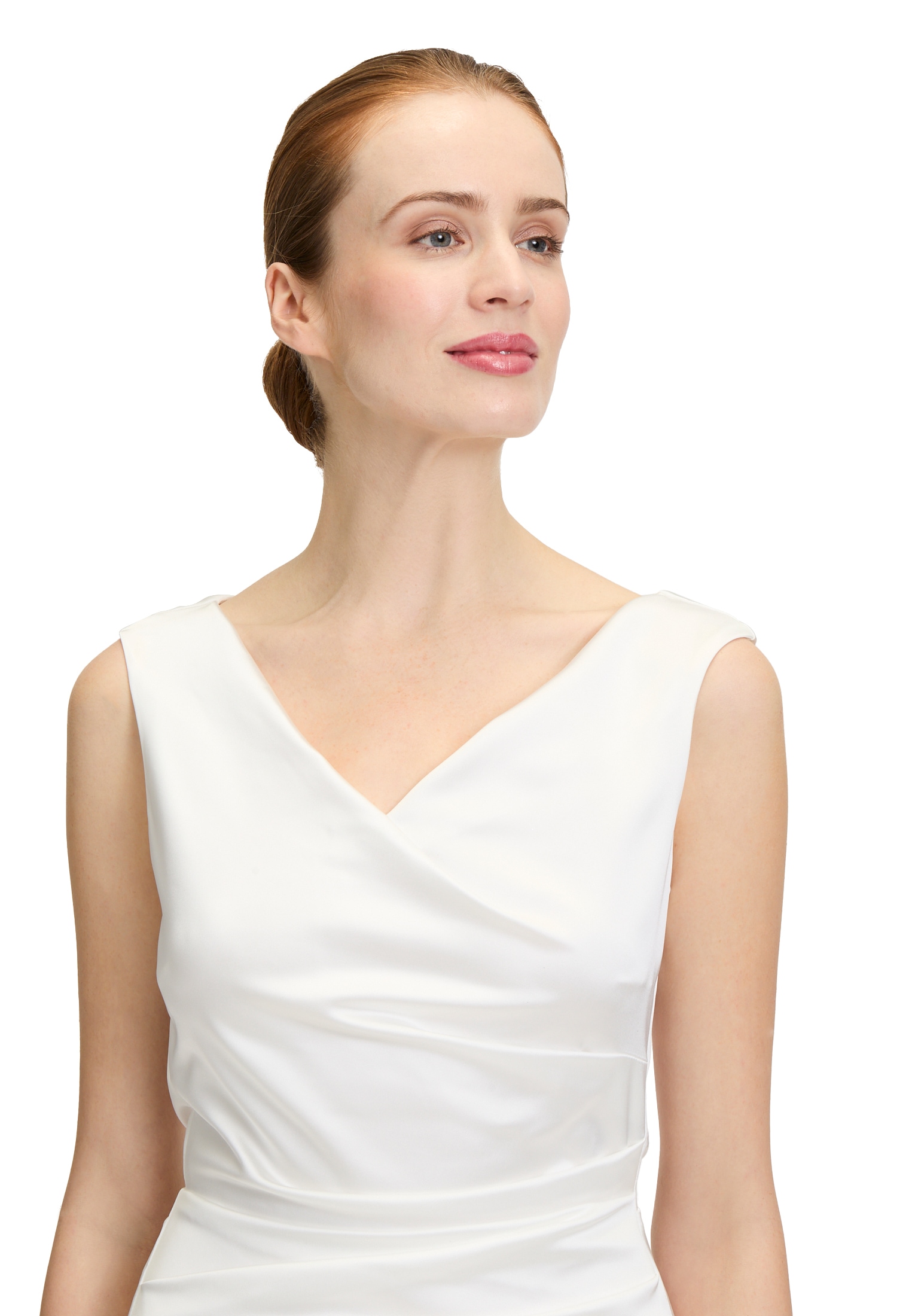 Vera Mont Abendkleid »Damen mit Raffung« Ohne Tasche Raffung