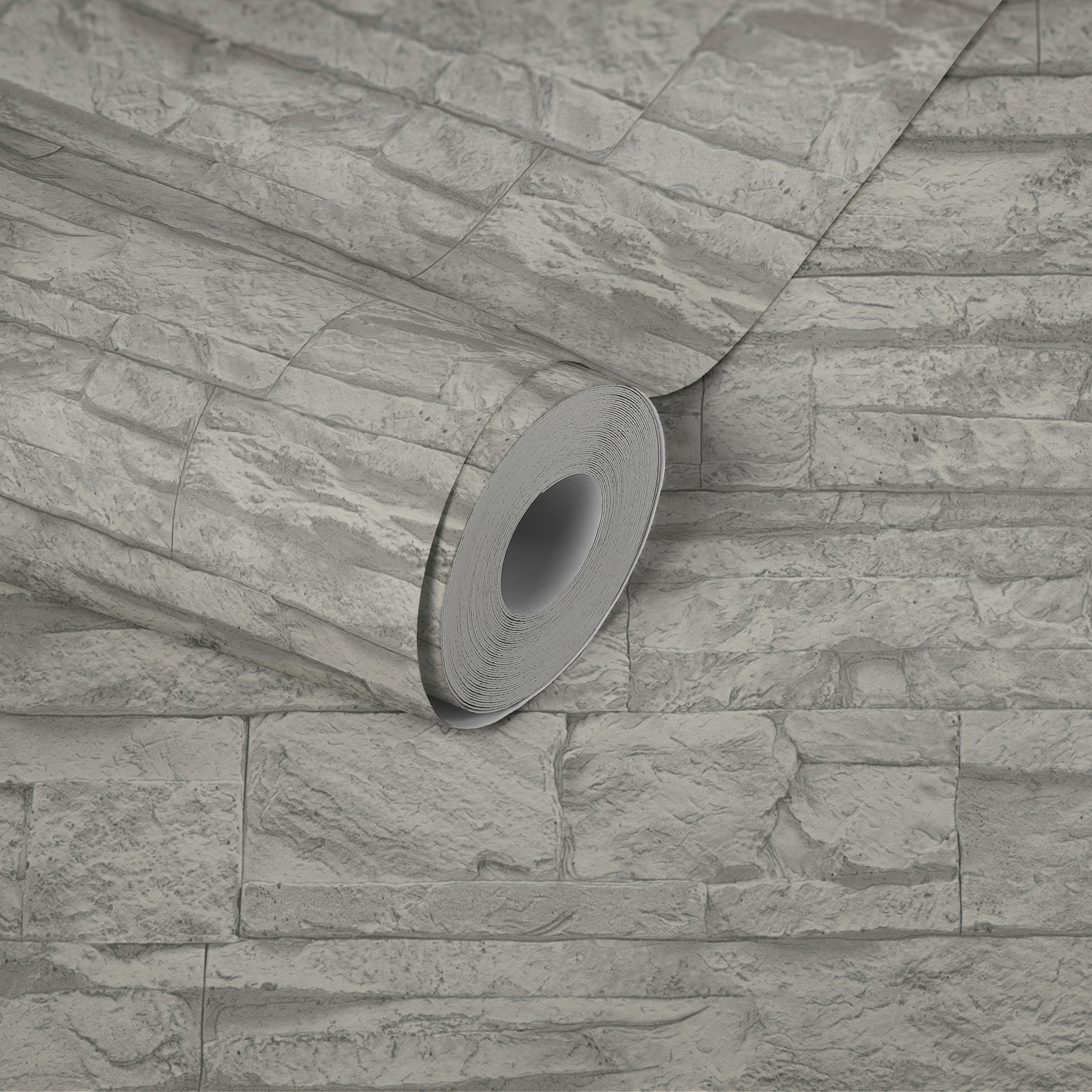 living walls Vinyltapete »Best of Wood`n Stone 2nd Edition«, Steinoptik-gemustert-Motiv, Modern Tapete Stein Tapeten Wohnzimmer Schlafzimmer Küche Flur Design