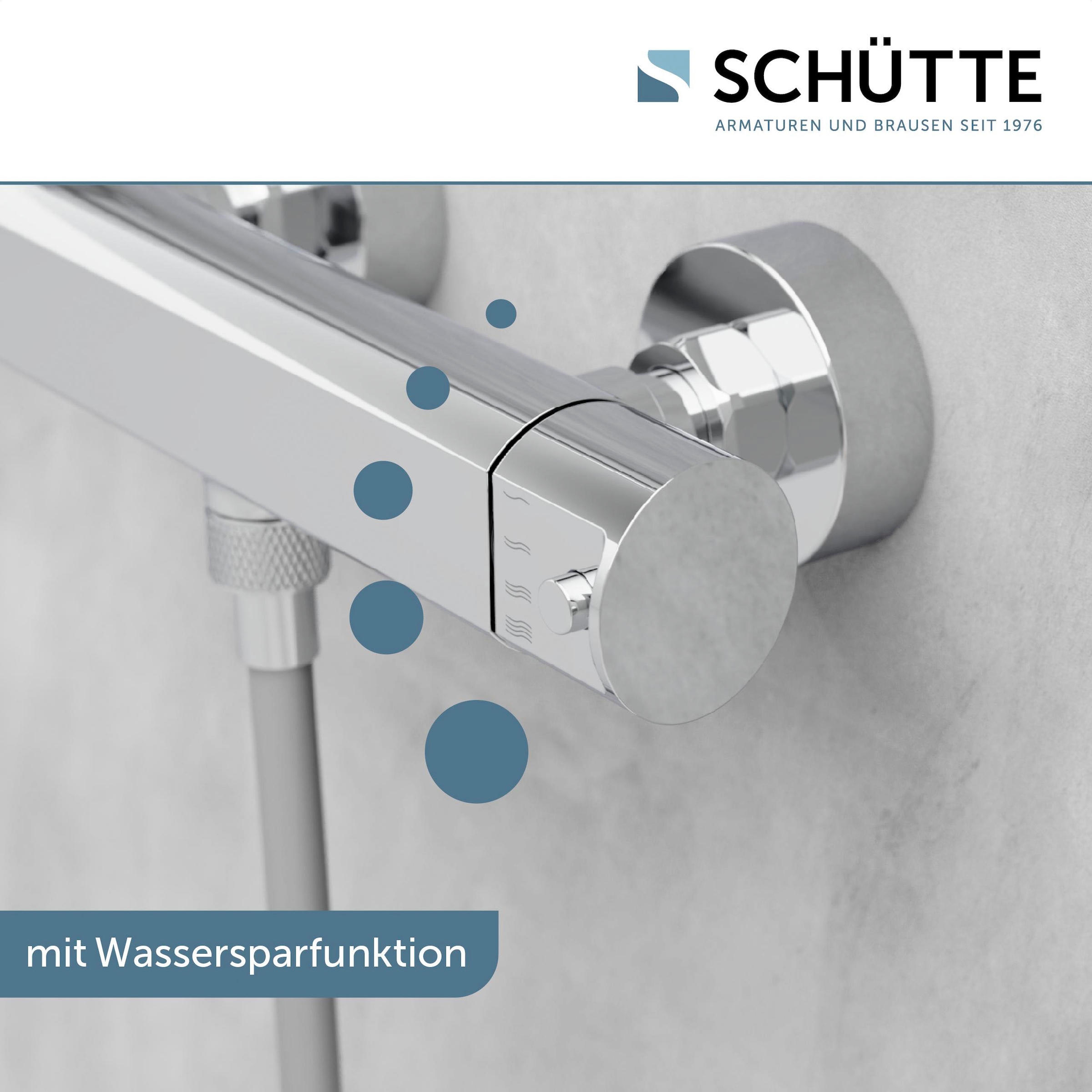 Schütte Brausethermostat »VITA«, wassersparende Eco-Stopp-Funkt., Sicherheitssperre, innovative Kühlung