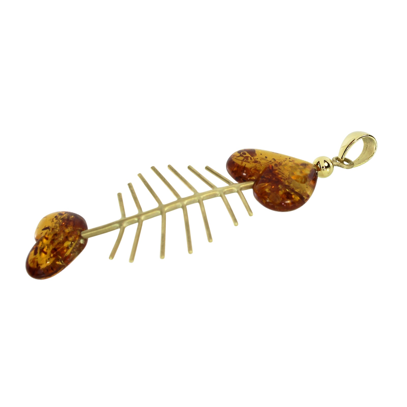 OSTSEE-SCHMUCK Kettenanhänger »Ostsee-Schmuck Anhänger Fisch 75 mm Anhänger Fisch 75 mm«, (1 tlg.)