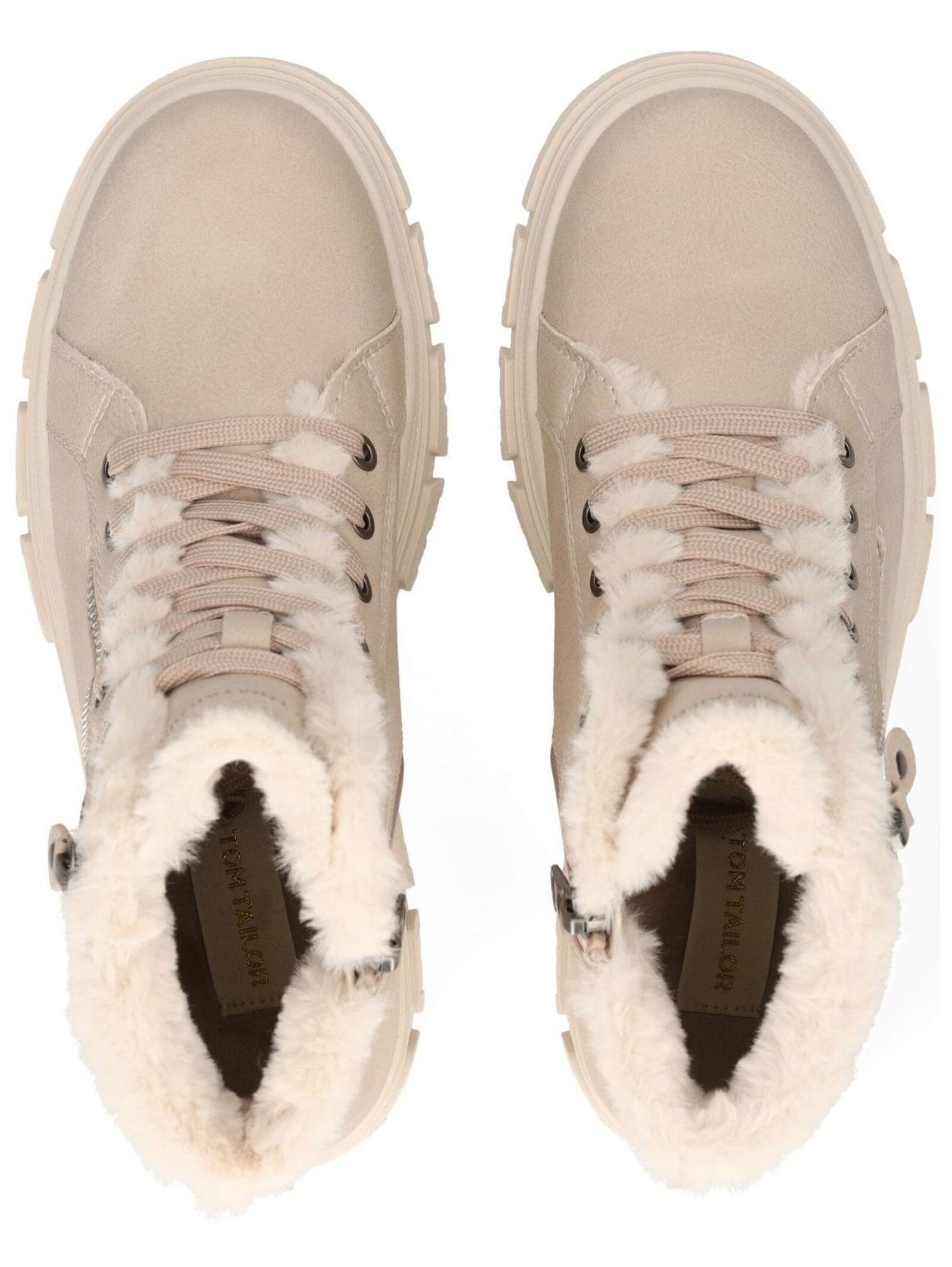 TOM TAILOR Schnürstiefelette »Tom Tailor Stiefelette Lederimitat/Textil«