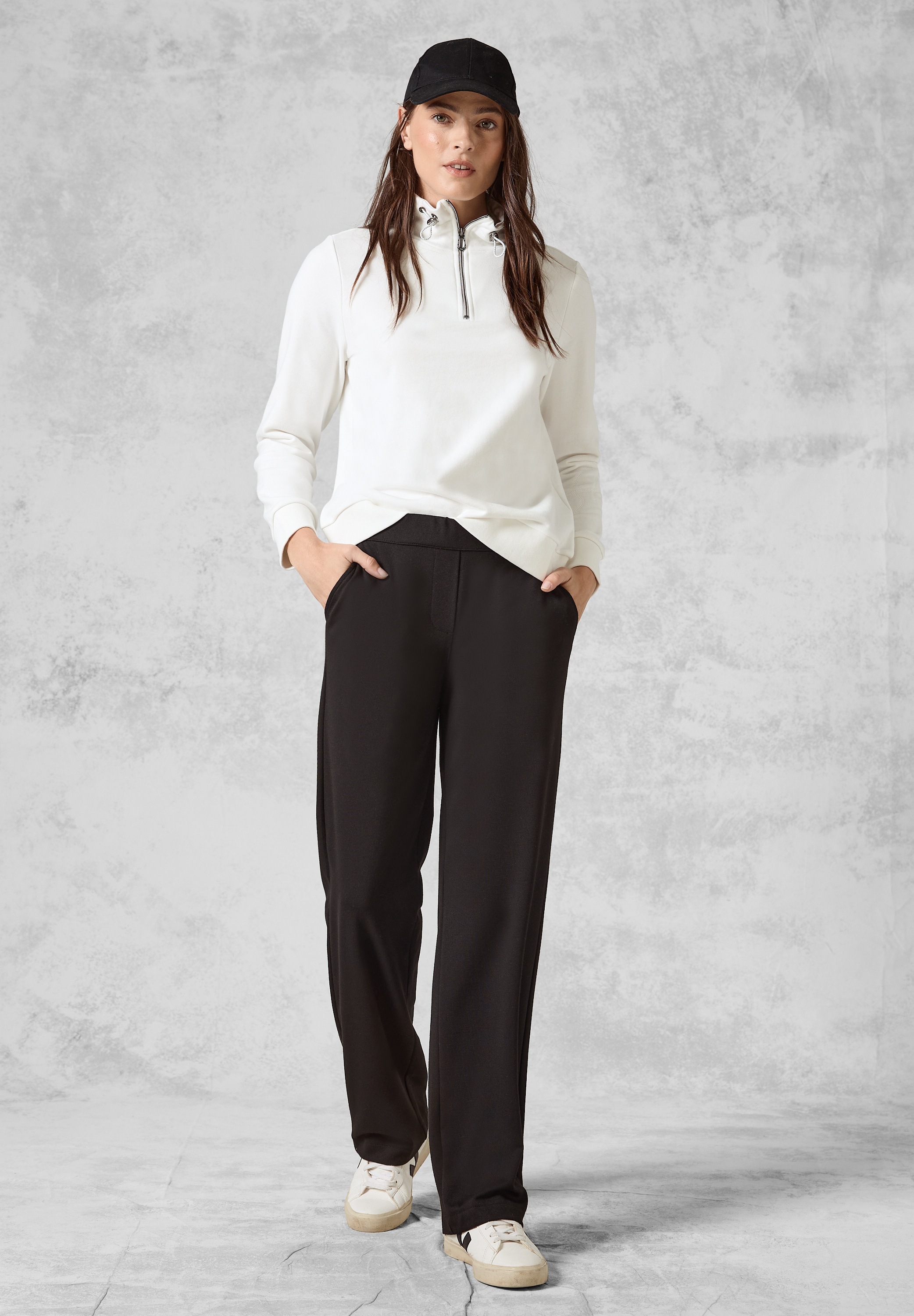 Cecil Sweatshirt, im soften Baumwoll-Mix