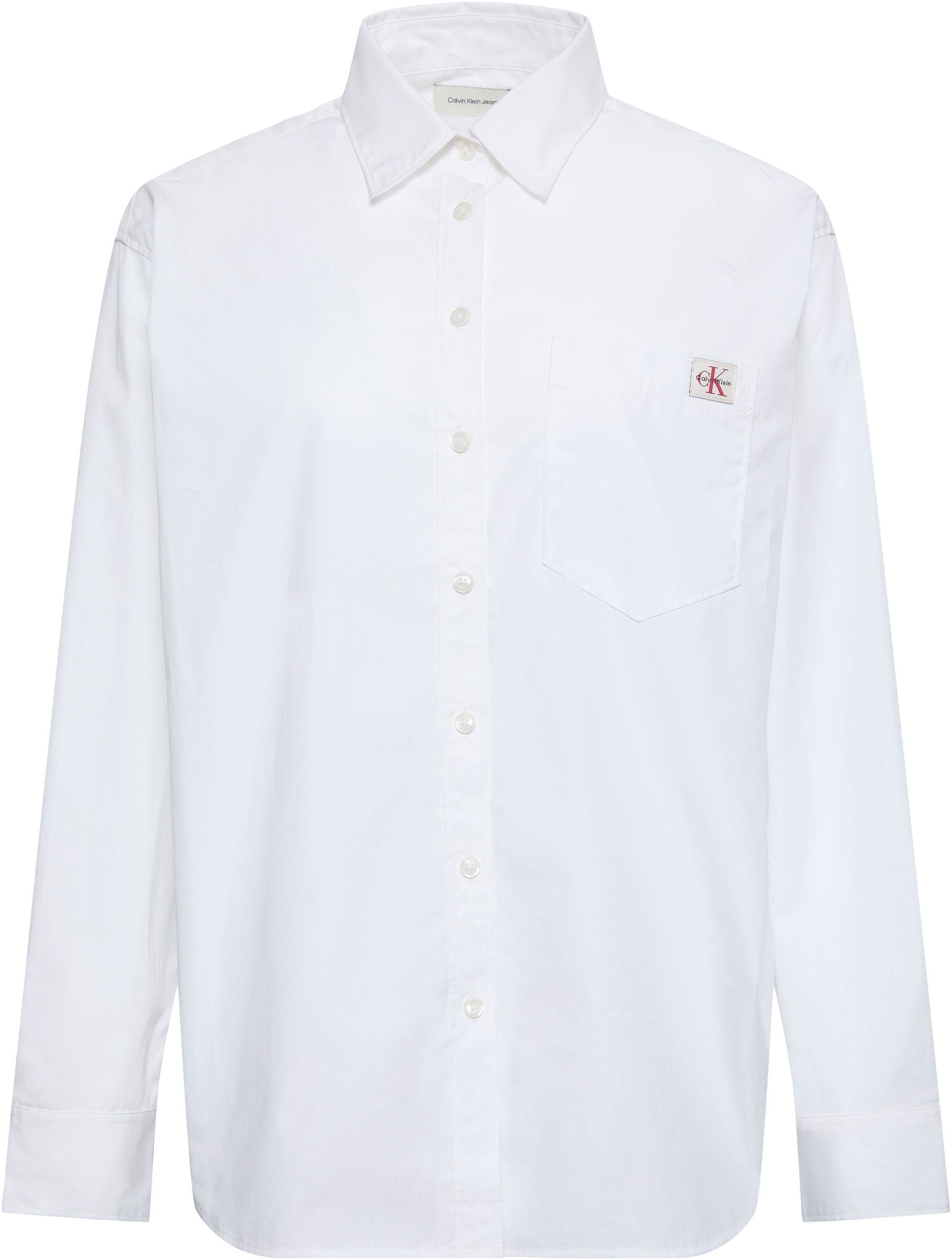 Calvin Klein Jeans Hemdbluse "COTTON POPLIN RELAXED SHIRT" Regular fit mit günstig online kaufen