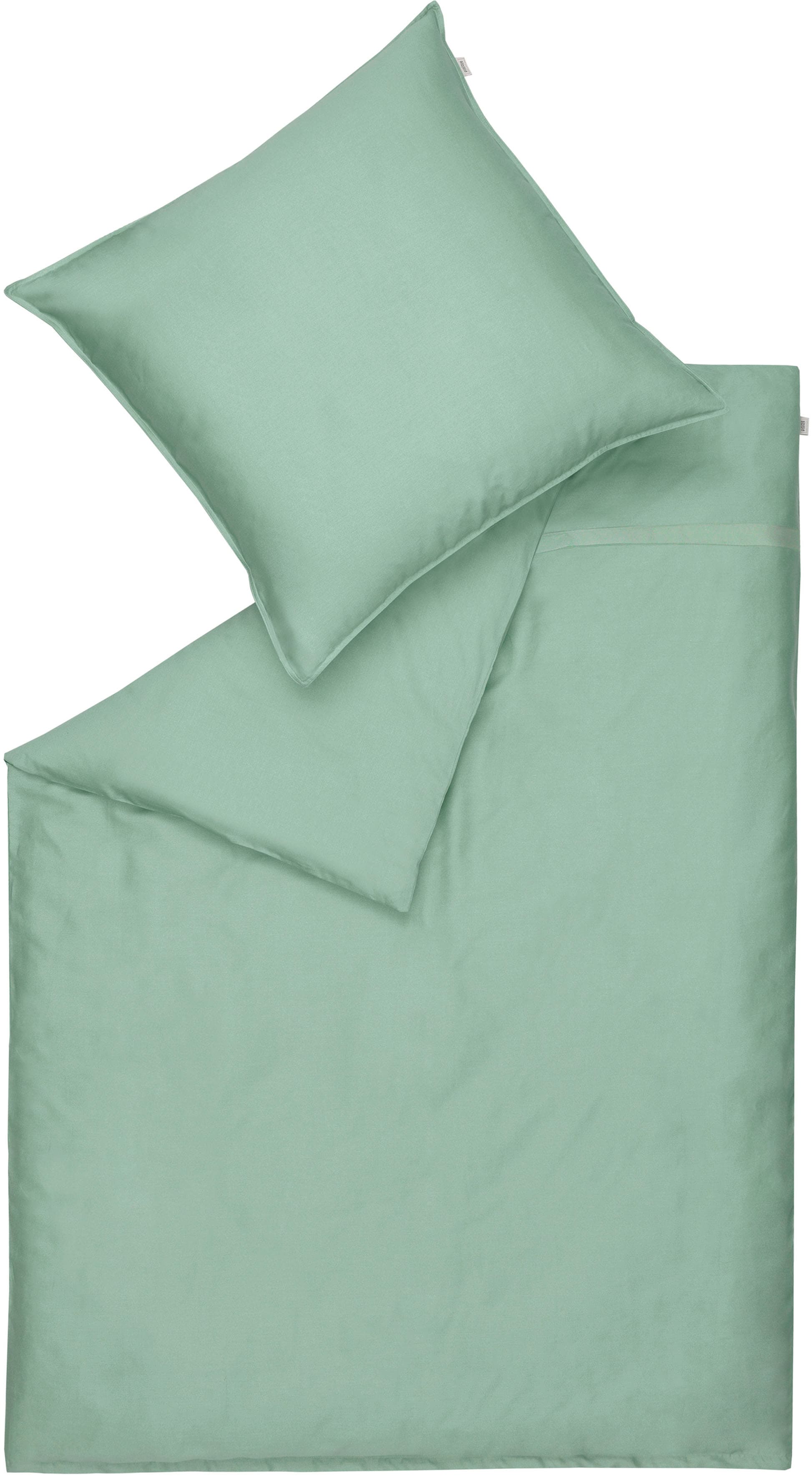 SCHÖNER WOHNEN-Kollektion Bettwäsche "Pure" 2 Stk. Satinbettwäsche aus 100% reiner Baumwolle