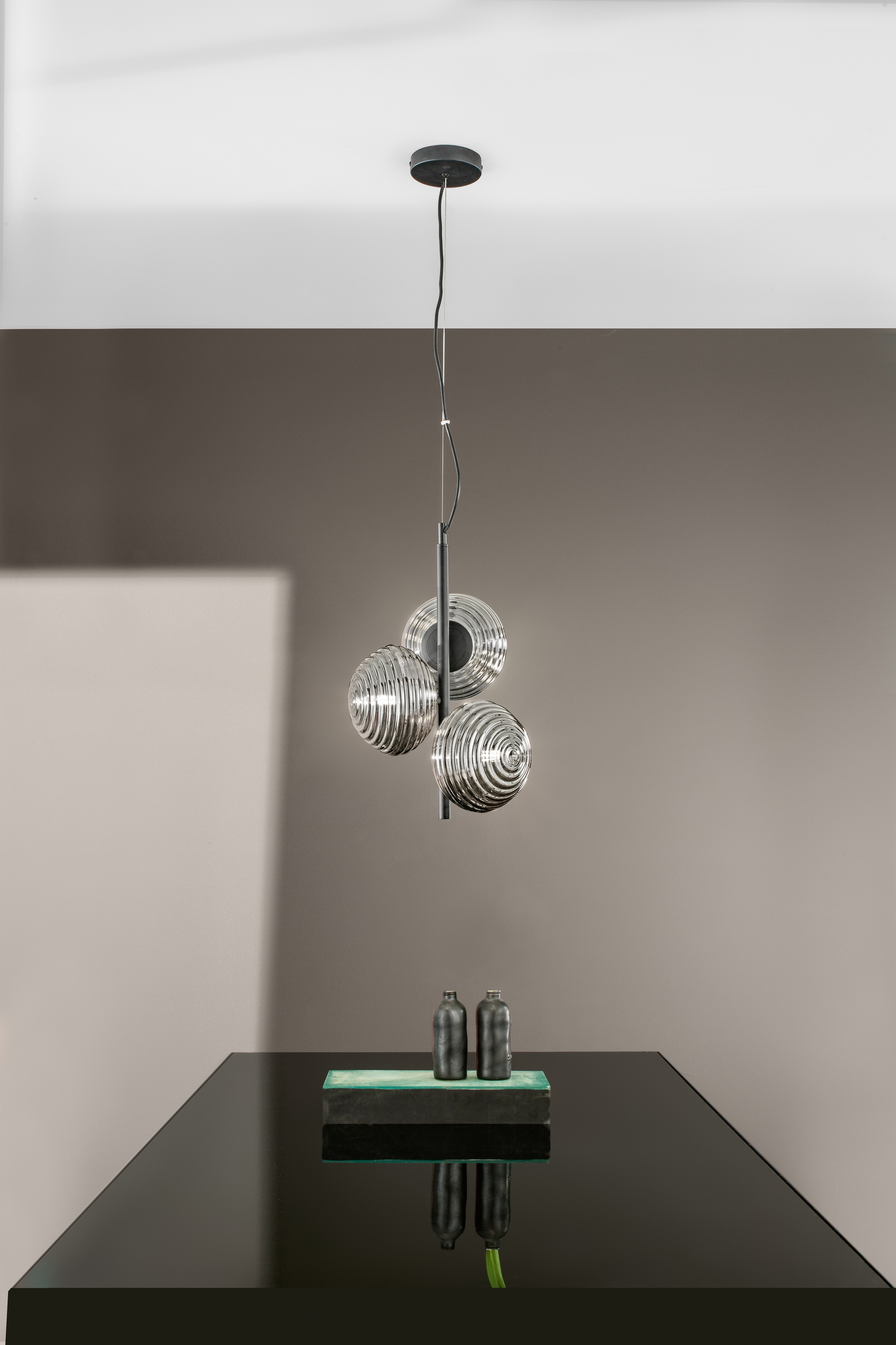 ECO-LIGHT Pendelleuchte »Pendelleuchte RIPPLE«, 3 flammig, Leuchtmittel E27 | Leuchtmittel wechselbar