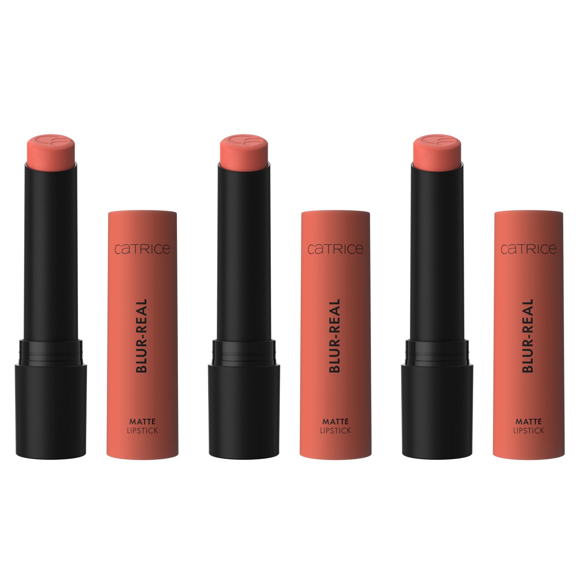 CATRICE Damen Lippenstift "BLUR-REAL MATTE LIPSTICK", orange, Lippen-Kosmetika, soft-matter Lippenstift mit Blurred-Finish und Ceramiden