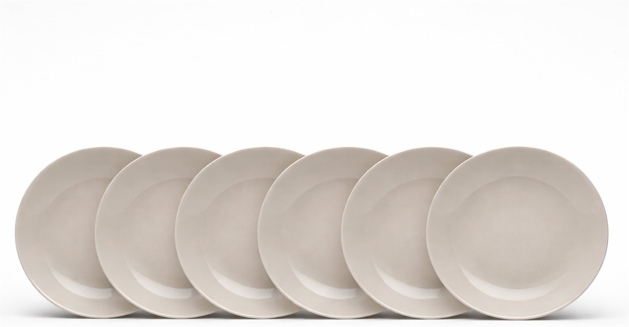 van Well Speiseteller "Malmö, Teller 27 cm, 6 Stück" Teller Set, Steingut, spülmaschinen-/mikrowellengeeignet