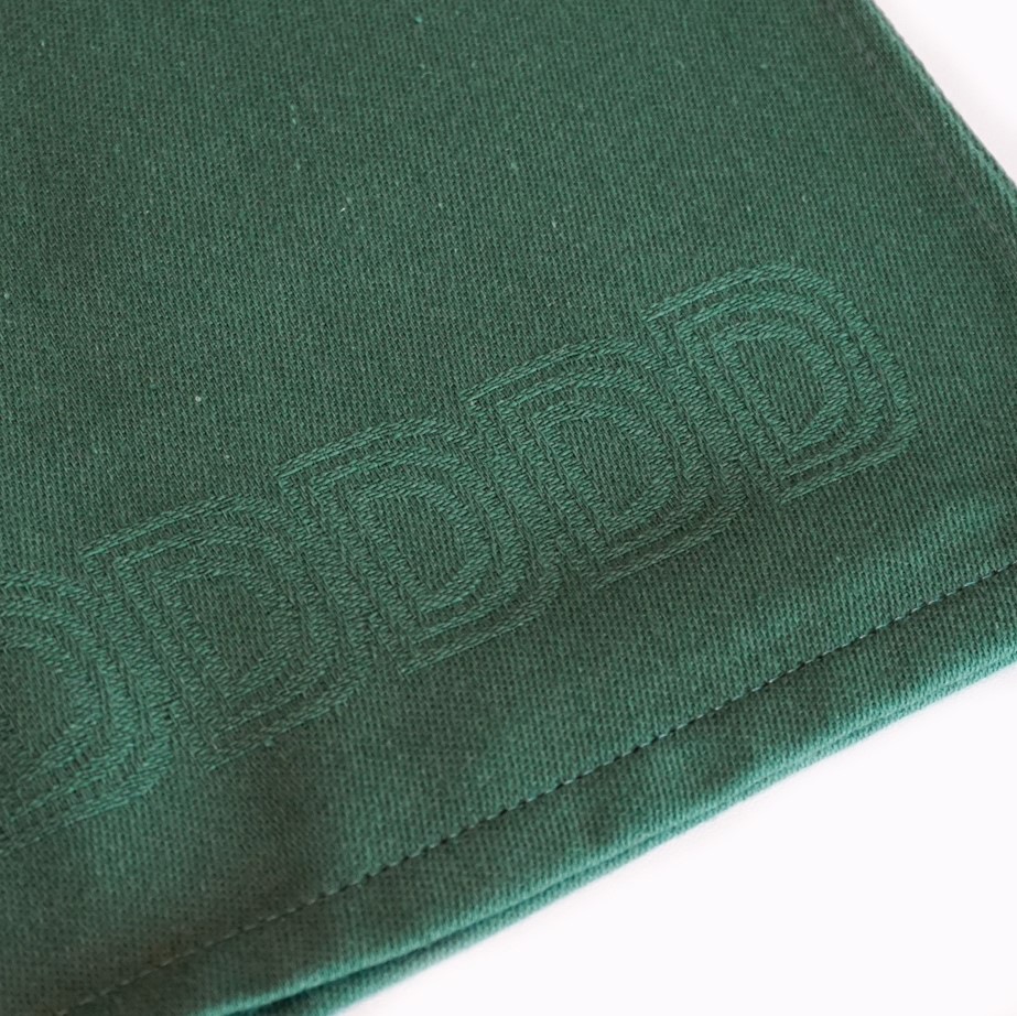 DDDDD Geschirrtuch »Logo aus 100% Baumwolle, 60x65 cm«, (Set, 6 tlg.), Jacquard-Gewebe, sehr saugstark und langlebig