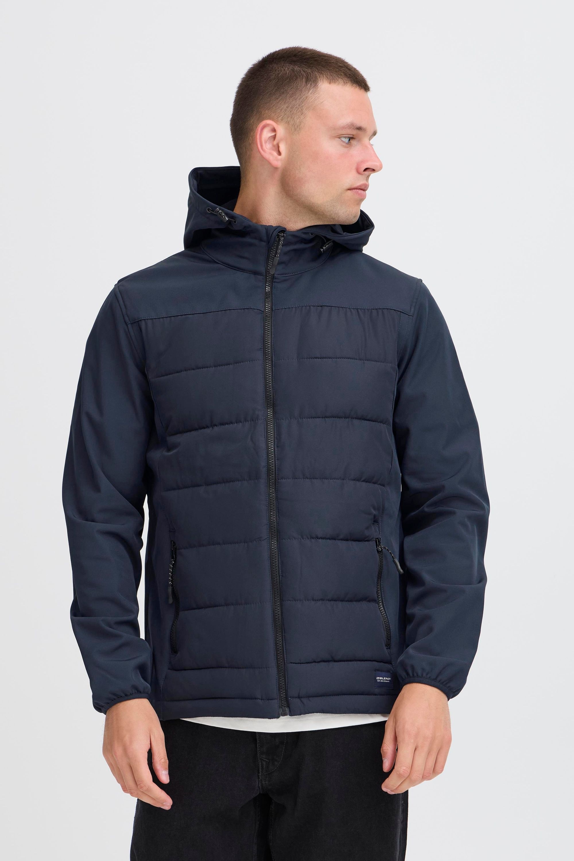 Blend Steppjacke "BHEVIAN" mit Kapuze Klassische Steppjacke mit Taschen günstig online kaufen