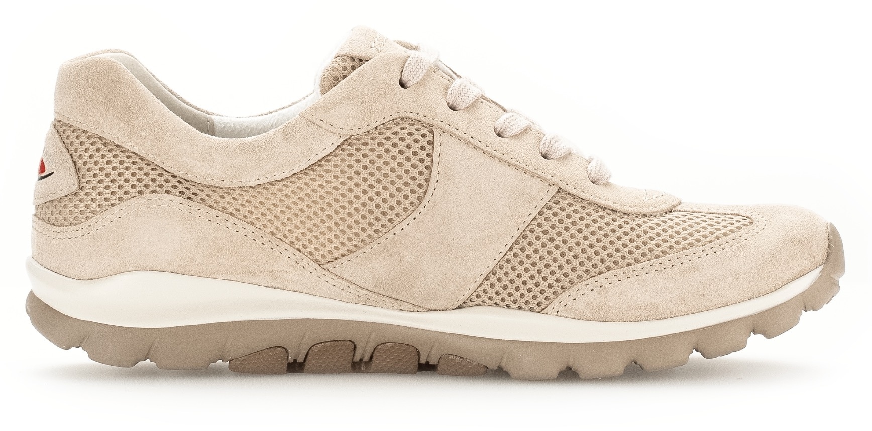 Gabor Rollingsoft Keilsneaker, Freizeitschuh, Halbschuh, Schnürschuh mit OPTIFIT-Wechselfußbett