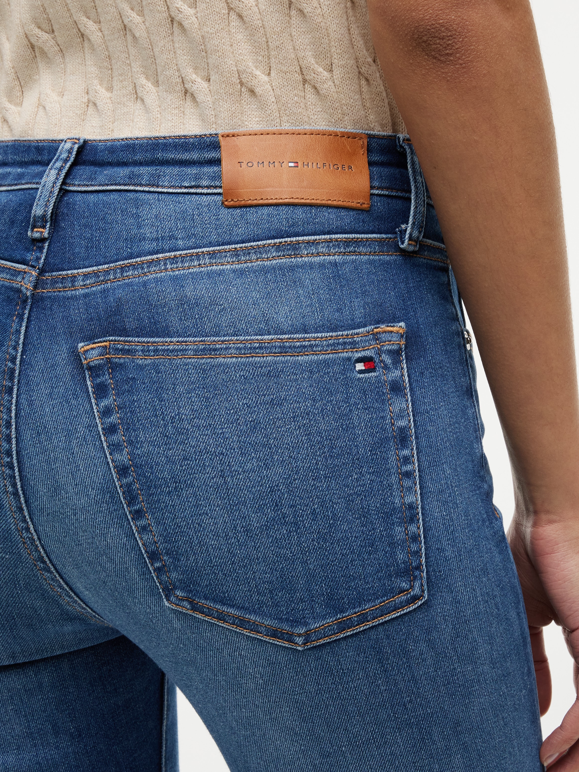 Tommy Hilfiger Skinny-fit-Jeans »COMO SKINNY KATY RW« Baumwollmischung, regular waist