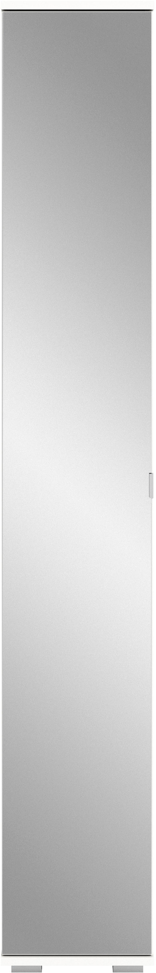 INOSIGN Garderobenschrank »Valge, Höhe 191 cm, 1 Spiegeltür, 6 Fächer,4 verstellbare Einlegeböden«, Hochschrank, Spiegelschrank, Schuhschrank, Flurschrank, Dielenschrank