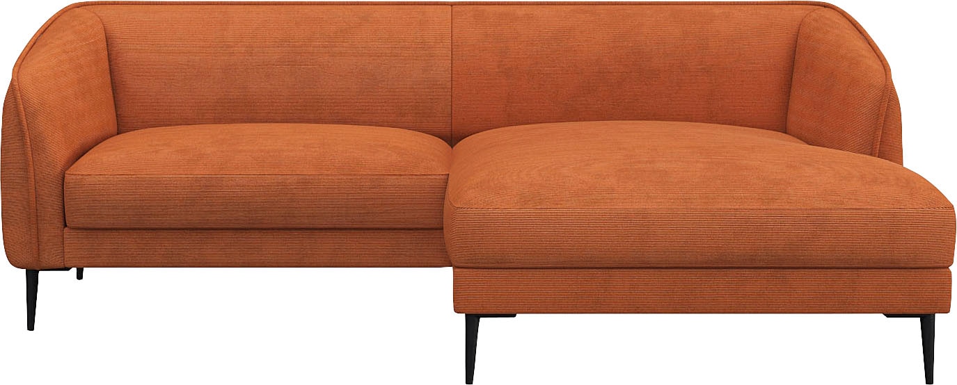 FLEXLUX Ecksofa "Belle Designsofa, bequem durch Kaltschaum im Sitz, OTTOs C günstig online kaufen