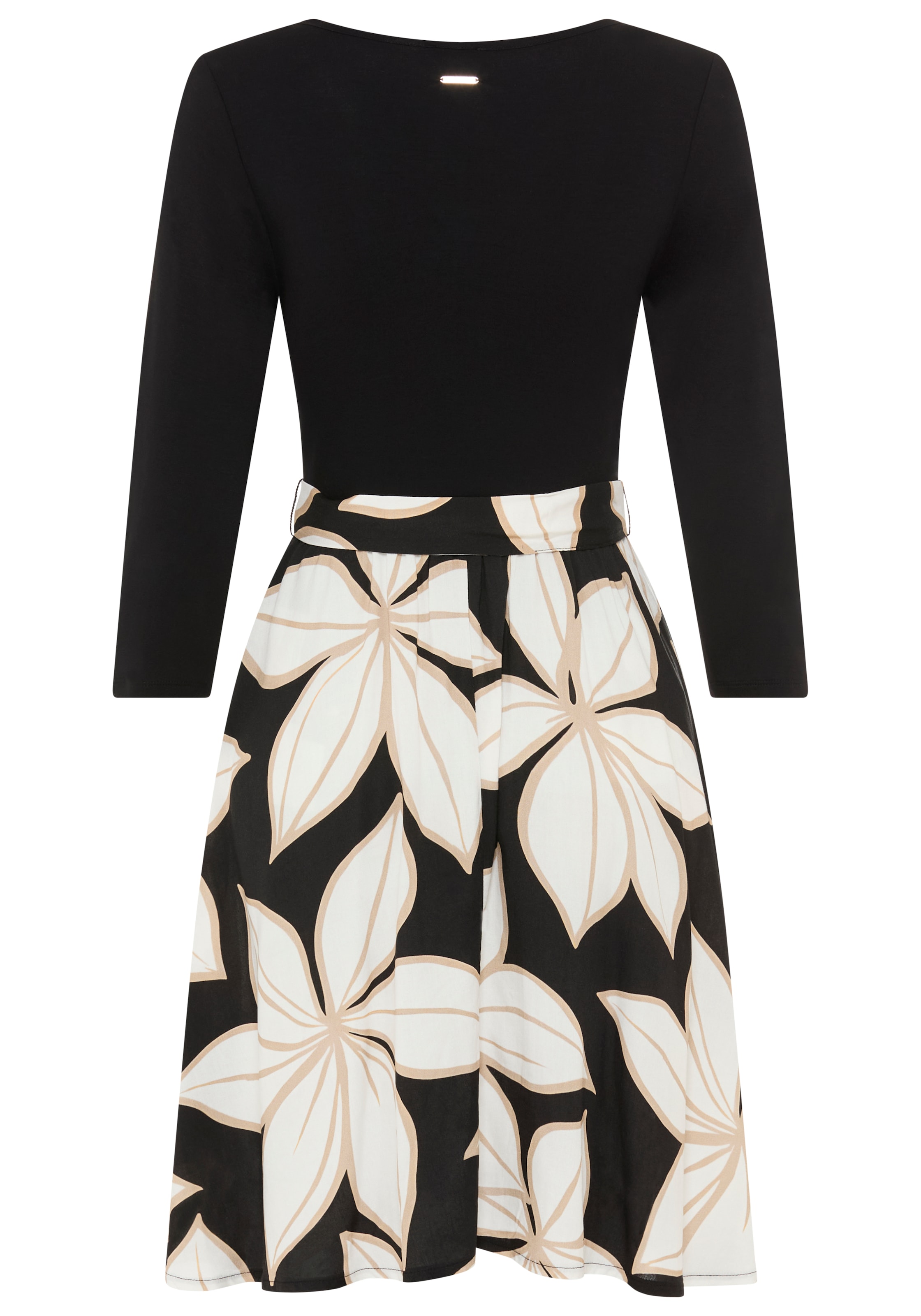 Laura Scott Sommerkleid casual Stil, für entspannte Tage, aus Viskose und Elasthan, geblümt