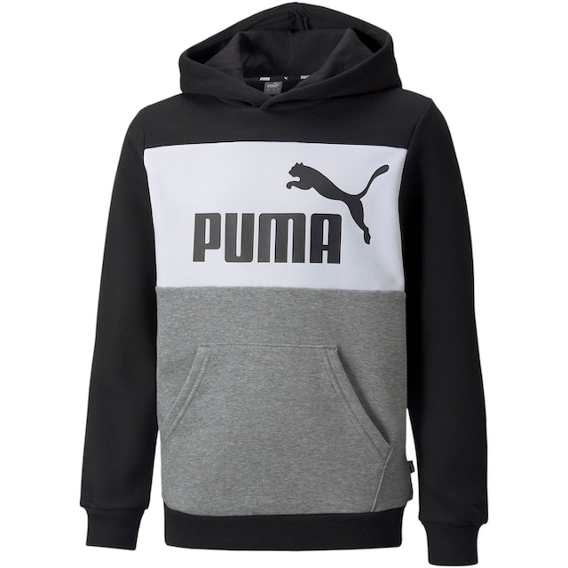 PUMA Sweater »ESS BLOCK HOODIE FL - für Kinder« kaufen | BAUR