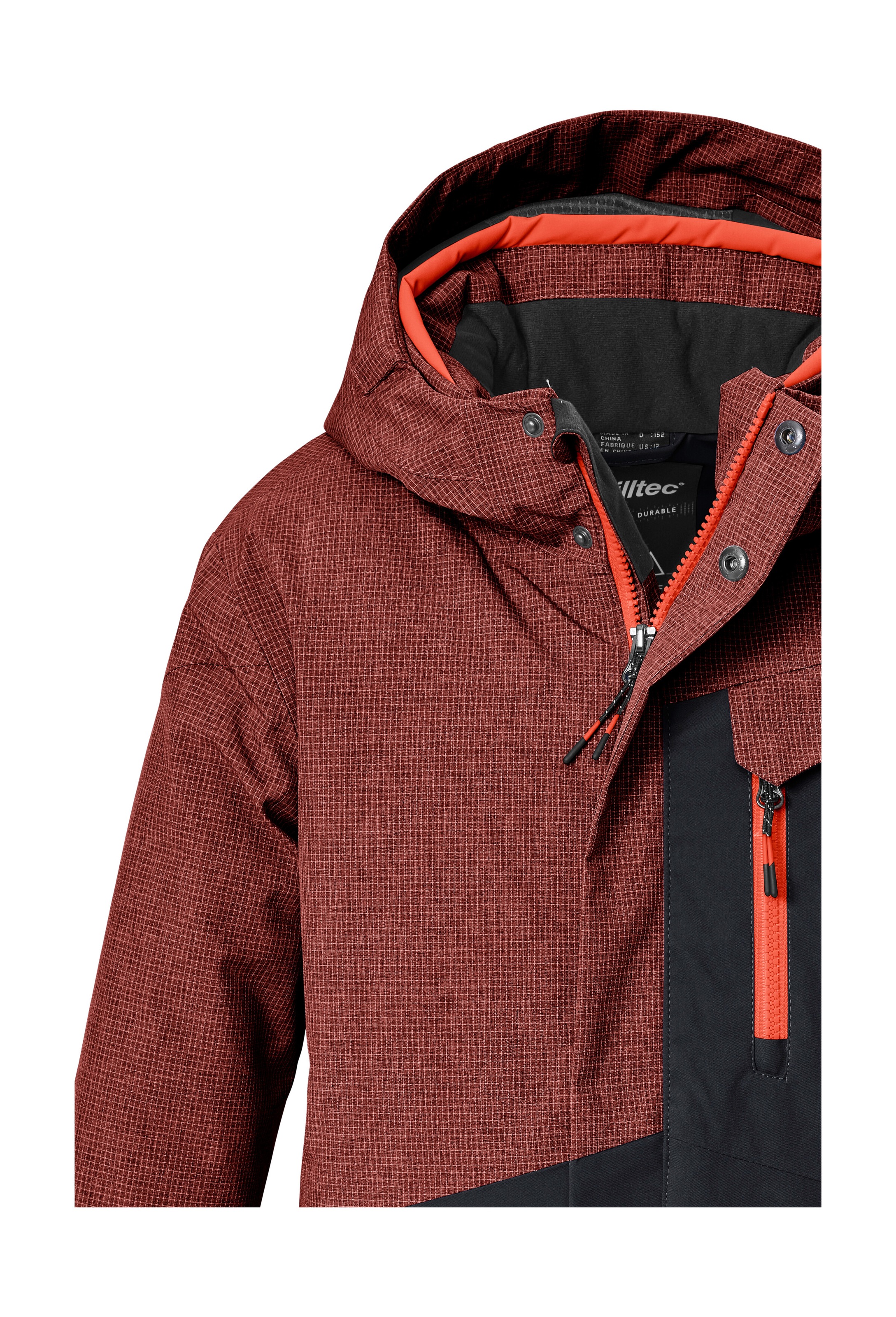 Killtec Skijacke »KSW 211 BYS SKI JCKT« Wind- und wasserdichte Skijacke mit verstellbarer Kapuze