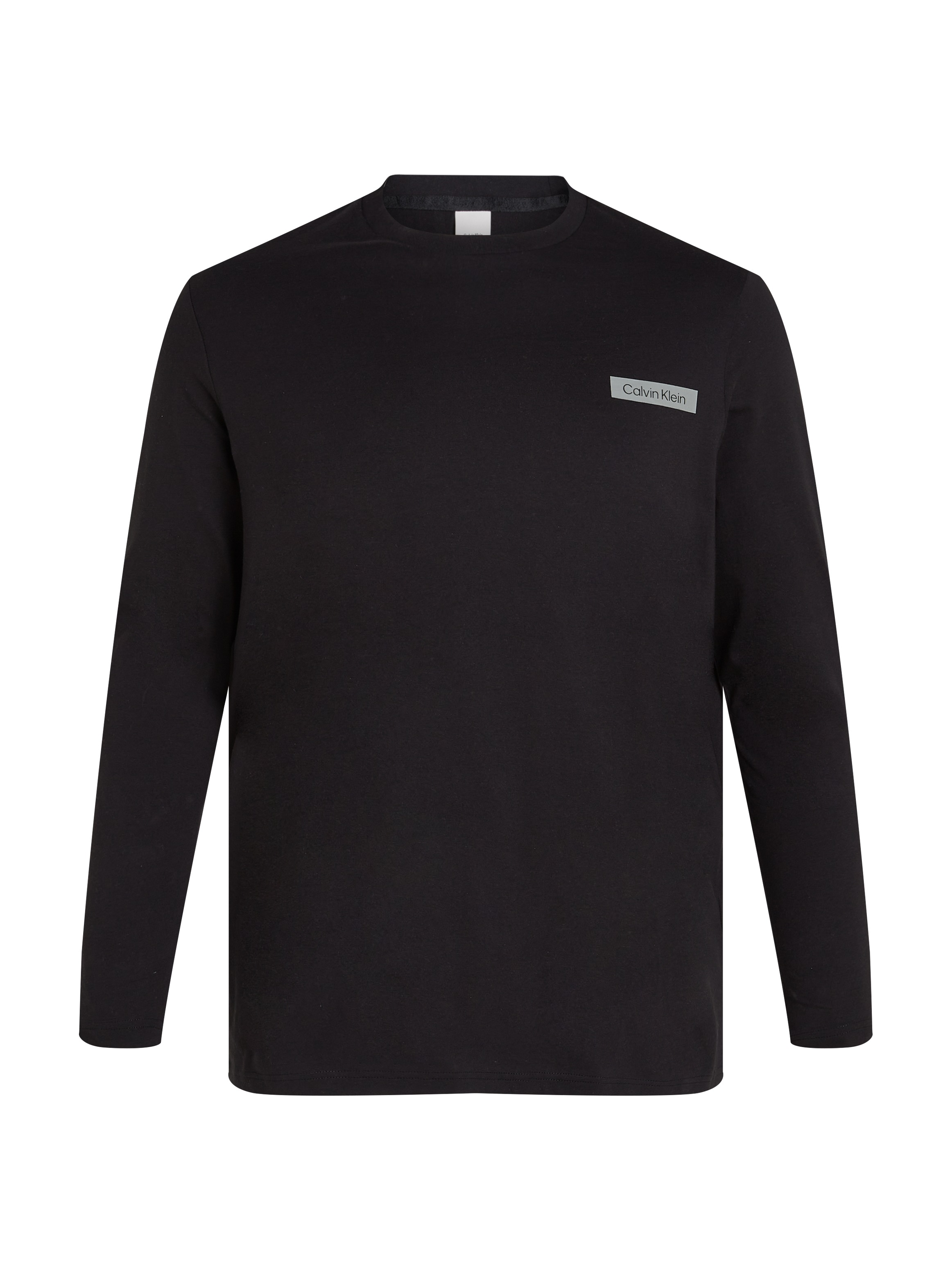 Calvin Klein Big&Tall Rundhalsshirt »BT_STACK COLOR BLOCK LS T-SHIRT«, in Großen Größen mit Logoprint