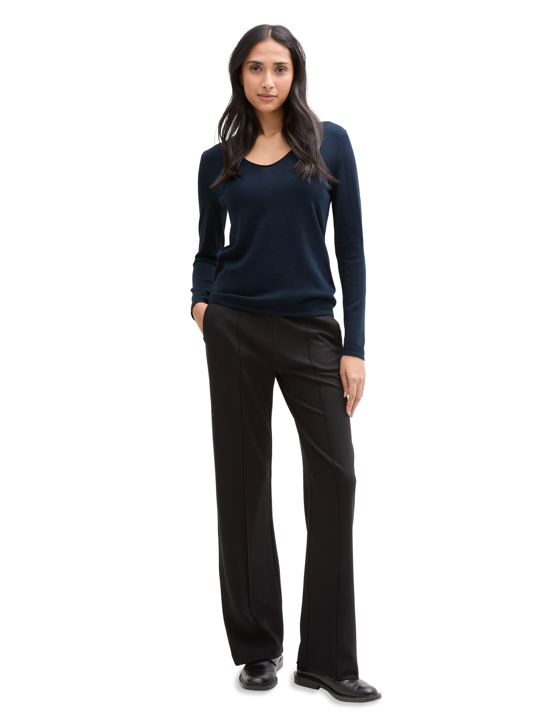 TOM TAILOR V-Ausschnitt-Pullover