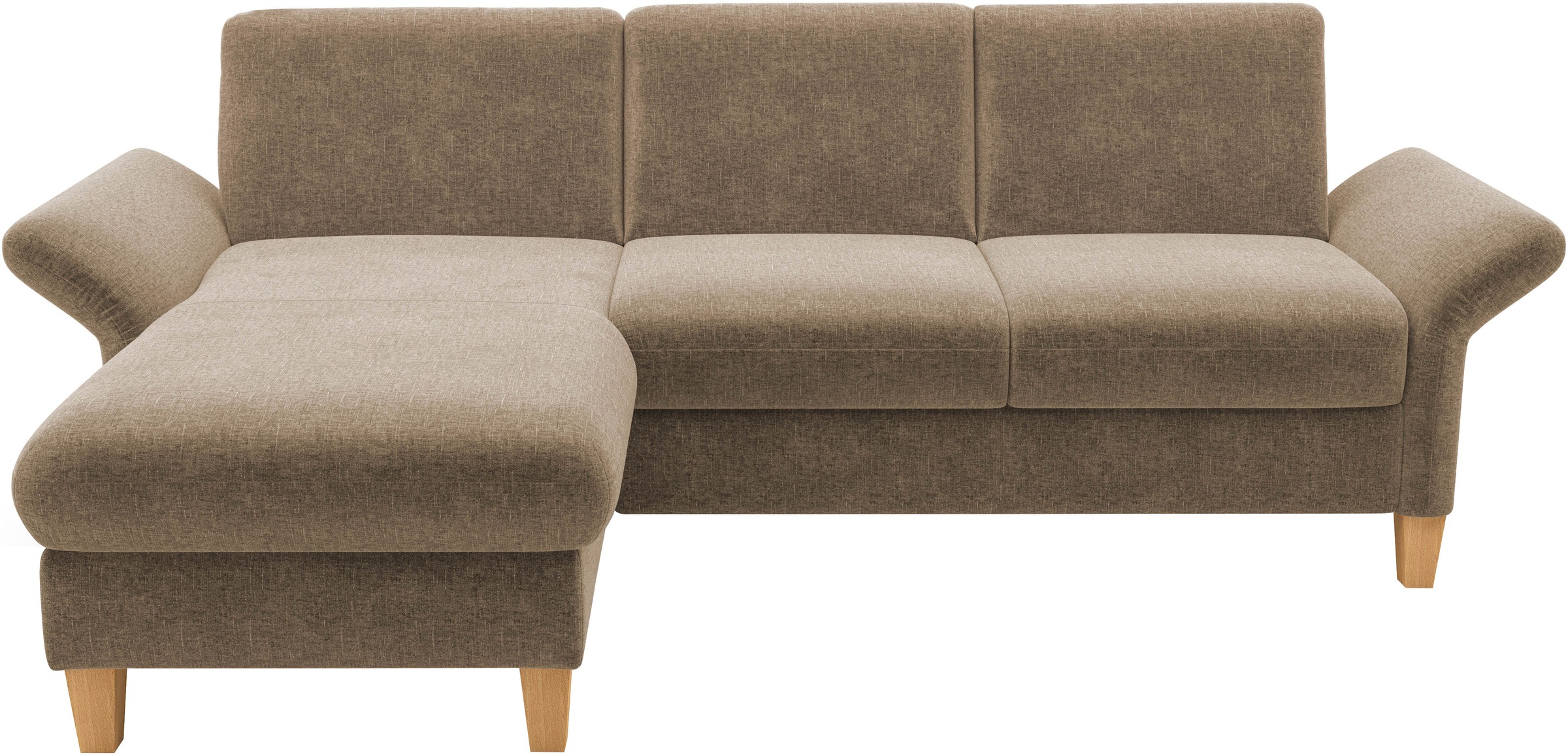 Home affaire Ecksofa "Rochelle, L-Form" wahlweise mit Armteilverstellung, B günstig online kaufen