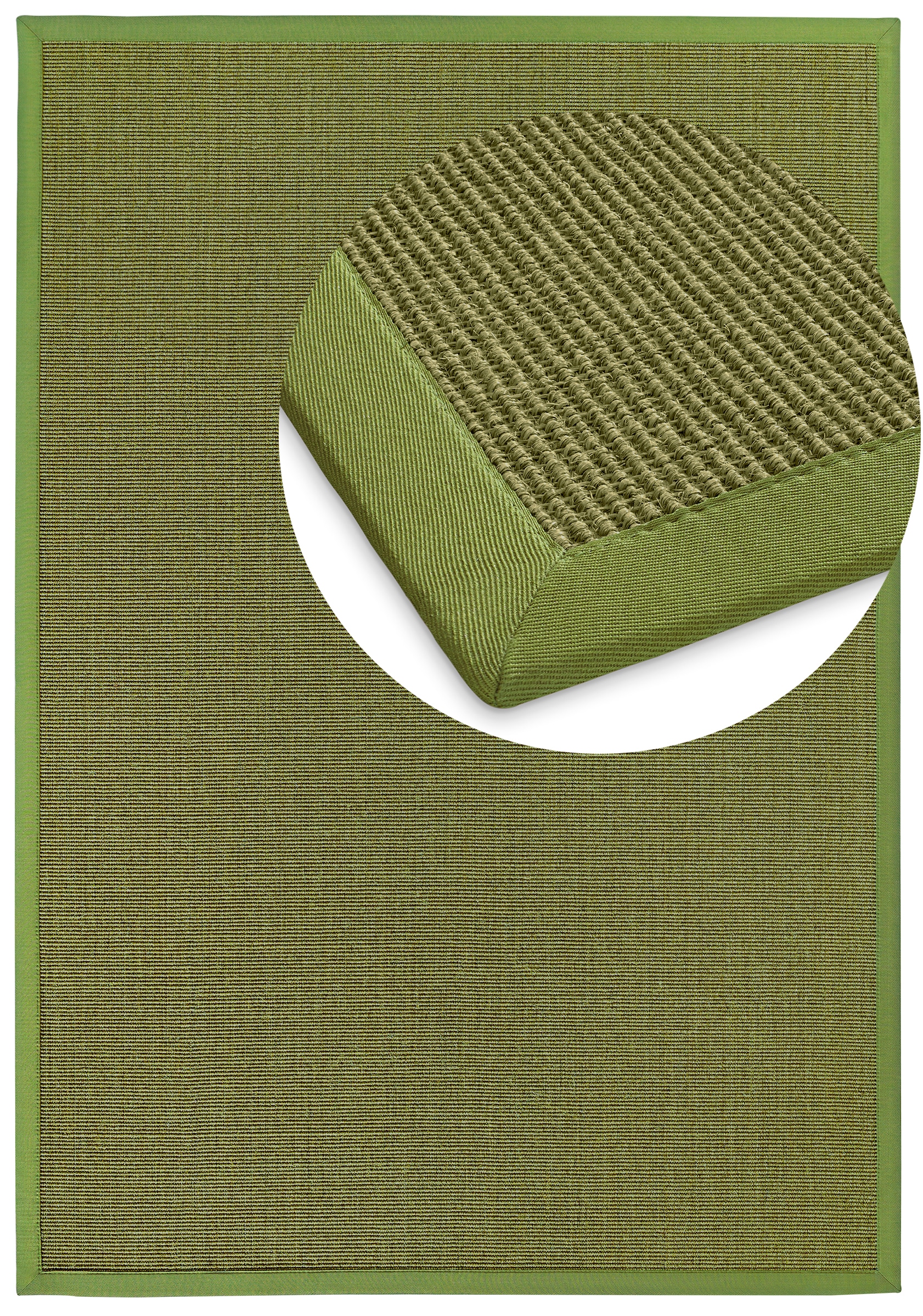 Dekowe Sisalteppich »Mara S2 mit Bordüre« rechteckig 5 mm Höhe Flachgewebe, Material: 100% Sisal, Wohnzimmer, Kundenliebling