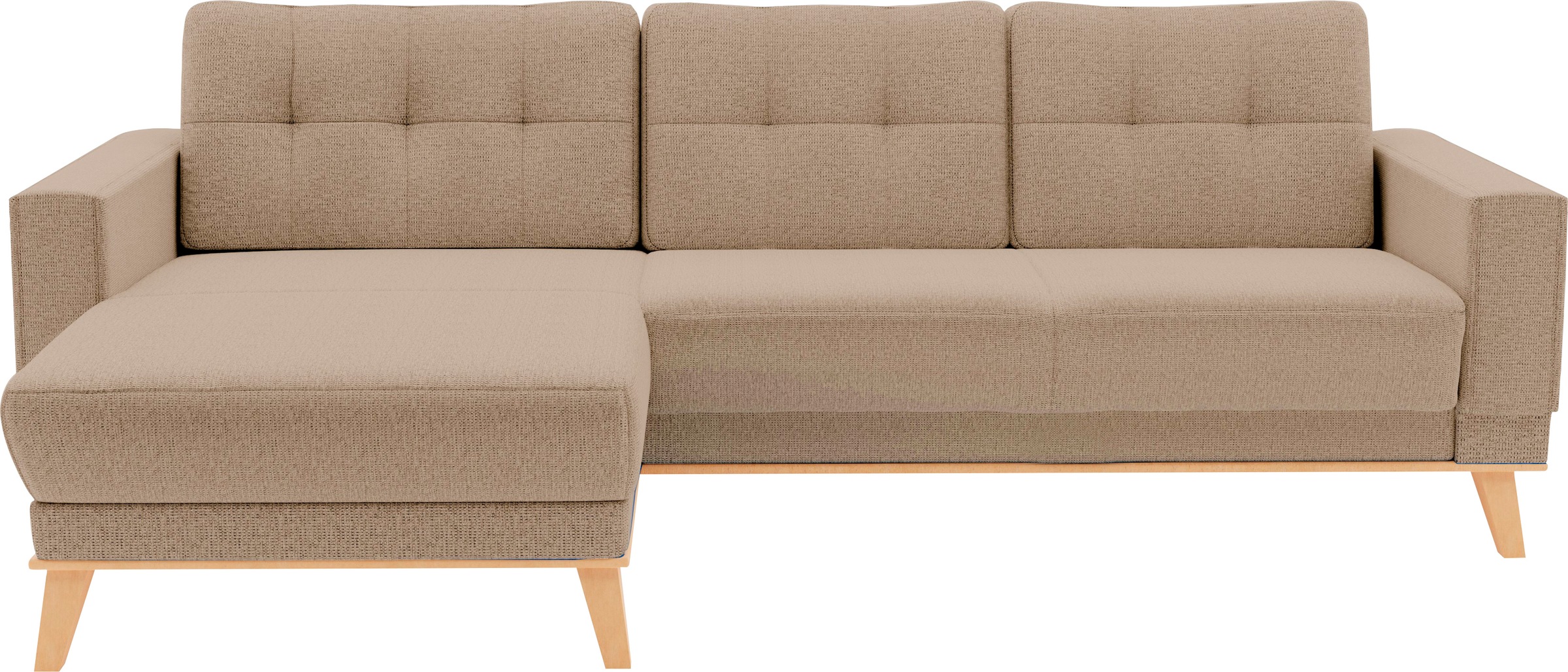 sit&more Ecksofa "Lavida L-Form", wahlweise mit Kippfunktion und Bettkasten günstig online kaufen