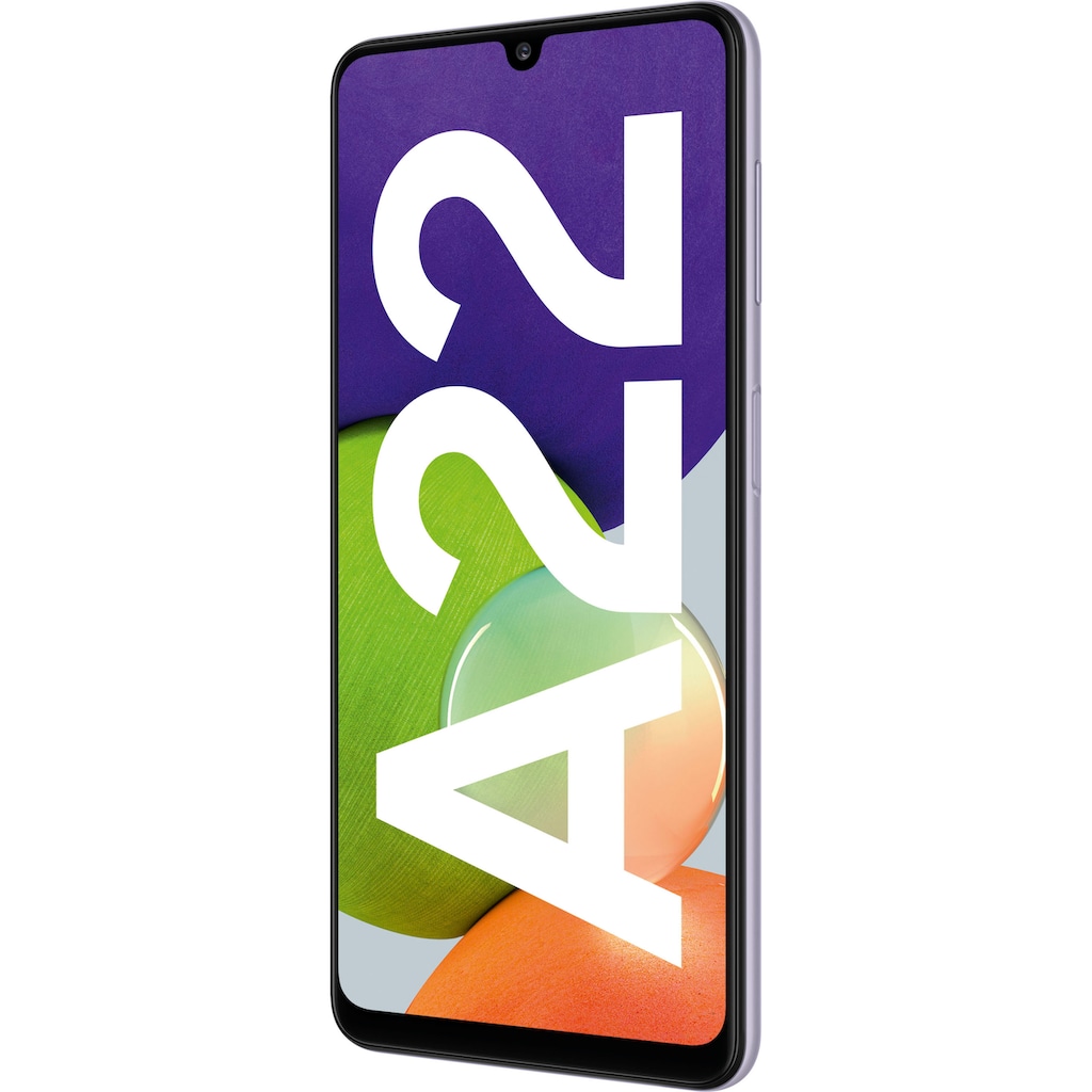 Samsung Smartphone »Galaxy A22 5G«, Violet, 16,72 cm/6,6 Zoll, 128 GB Speicherplatz, 48 MP Kamera