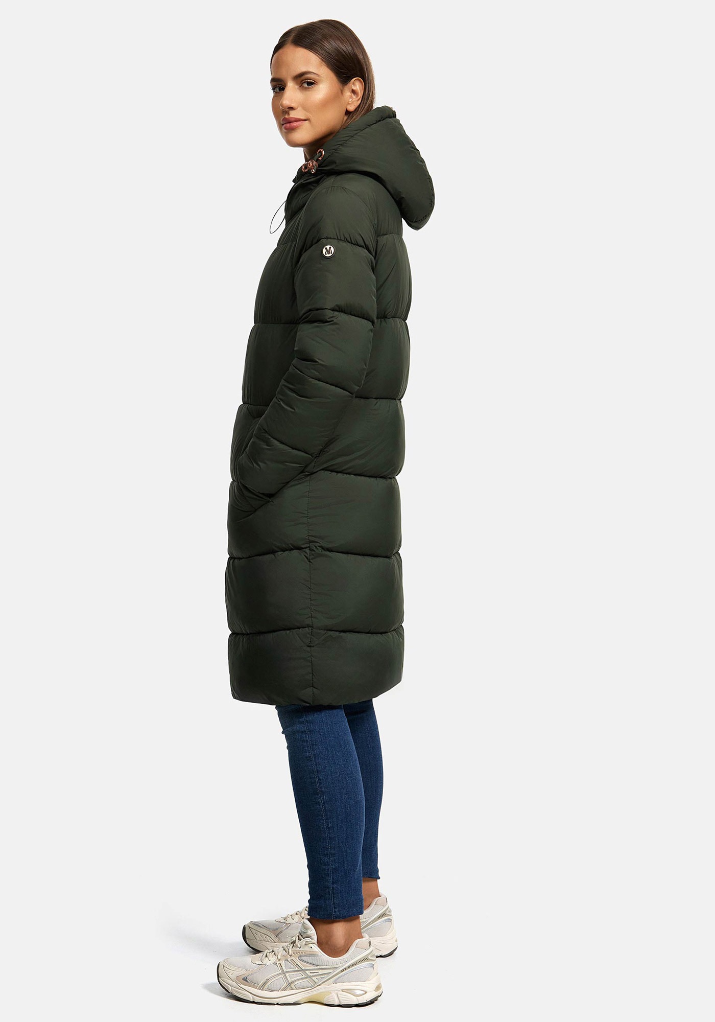 Thumbnail - Marikoo Winterjacke "Nomadiaa" Lange Damen Winterjacke