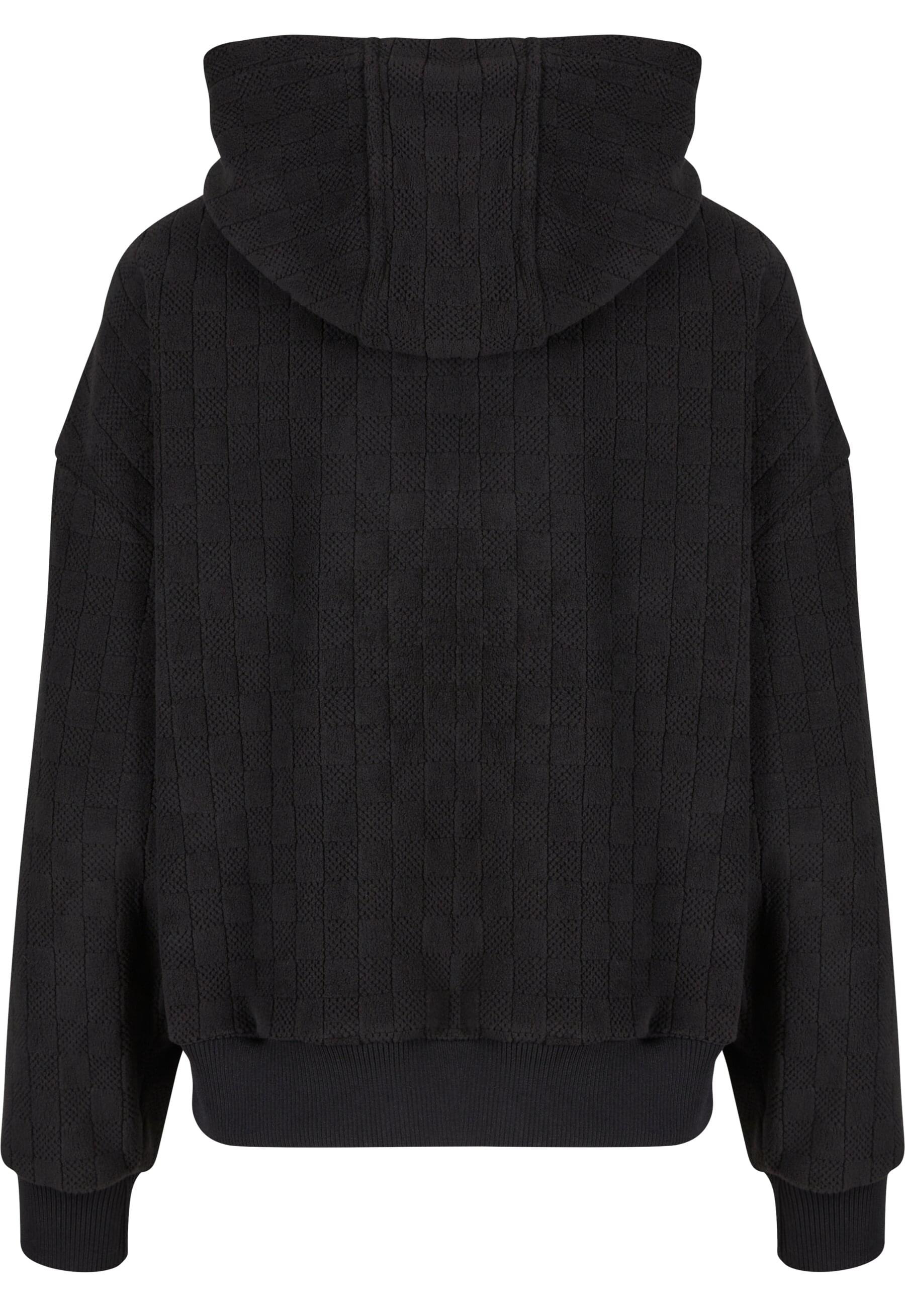 URBAN CLASSICS Kapuzenpullover »Urban Classics Ladies Jacquard Velvet Oversized Hoodie«, (1 tlg.)