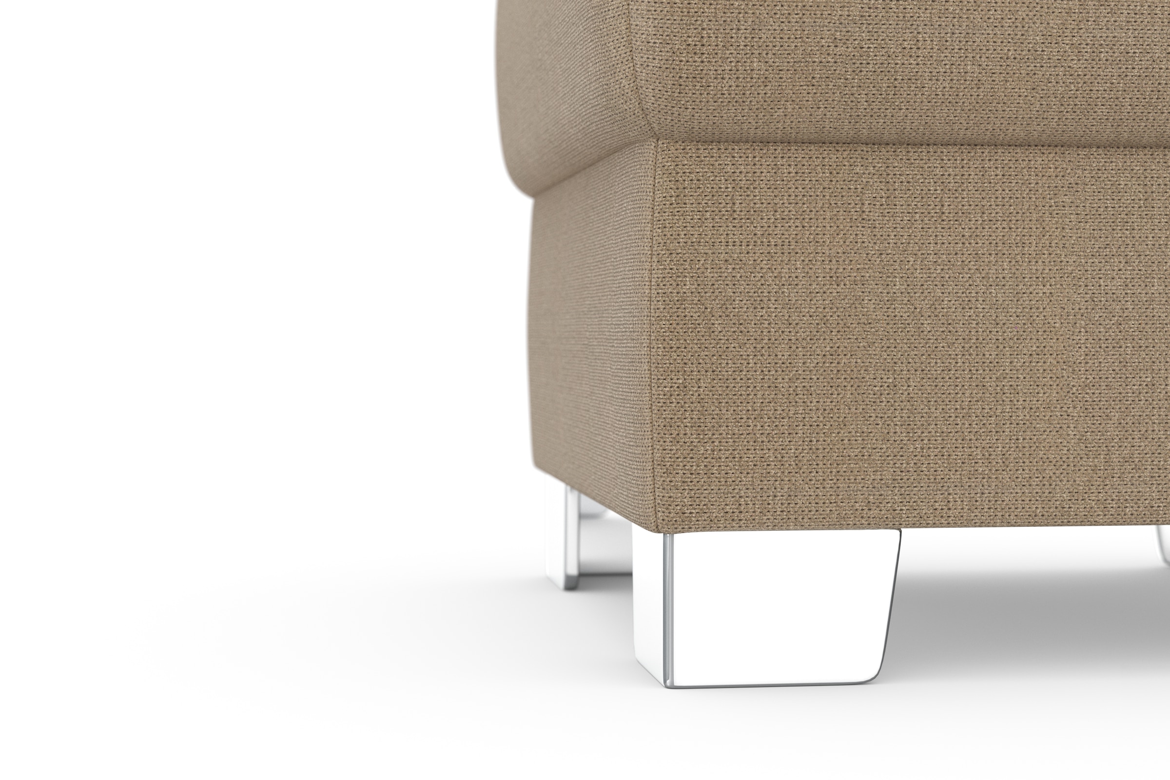 DOMO collection Hocker »Anzio«, wahlweise mit Federkern