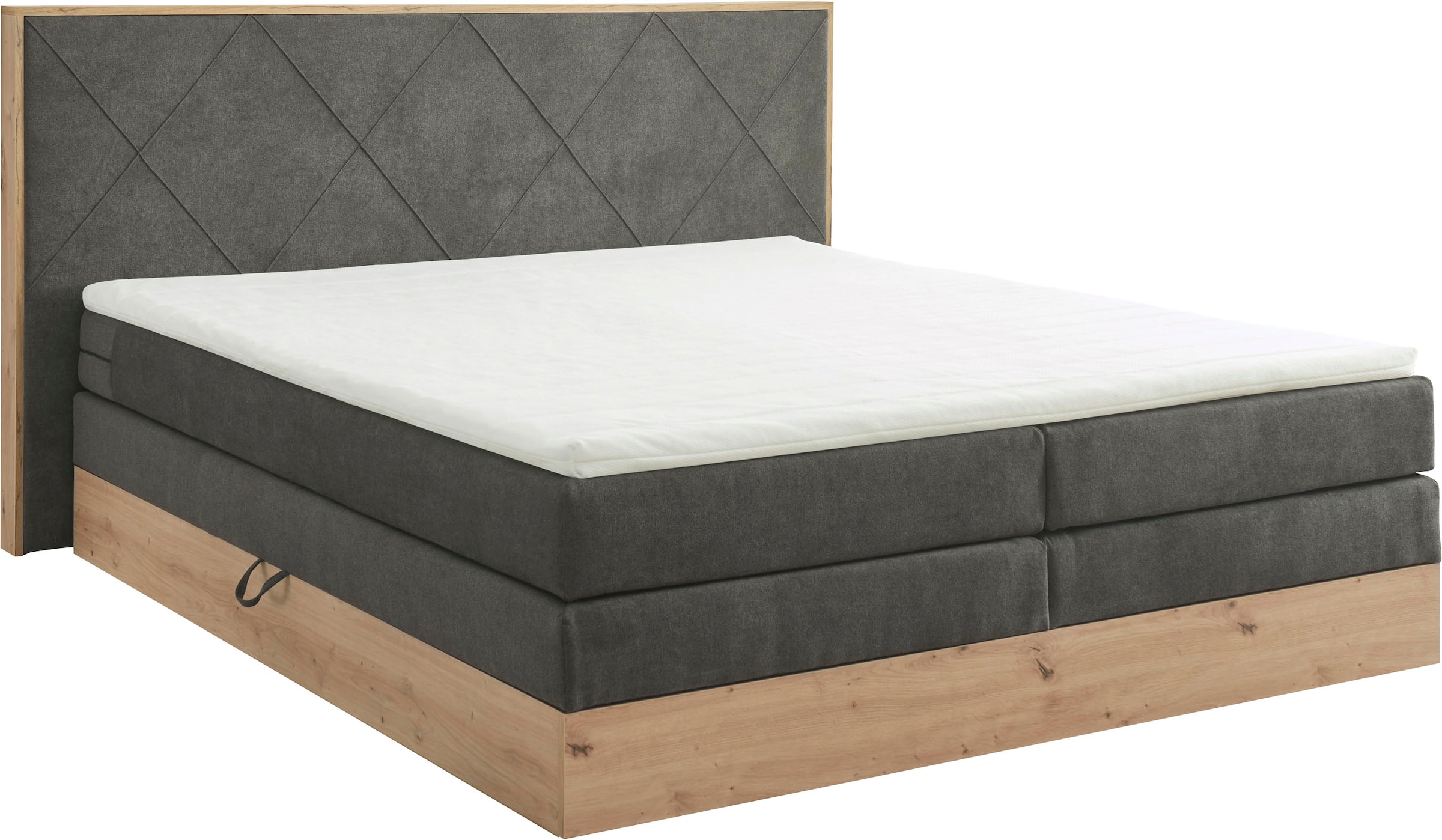 ED EXCITING DESIGN Boxspringbett "Bellevue", inkl. Bettkasten, wahlweise mi günstig online kaufen