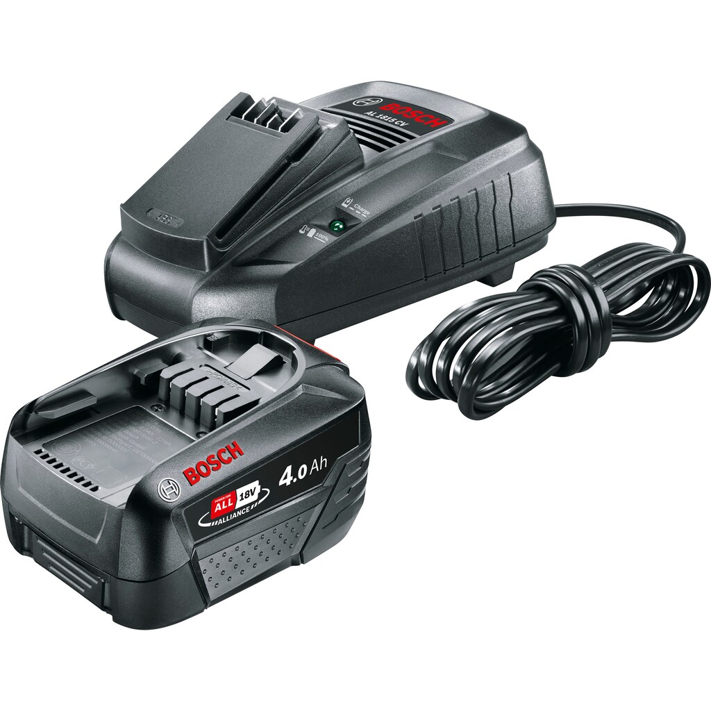 Bosch Home & Garden Akku Starter-Set »Starter-Set 18V, 4,0 Ah Akku + Ladegerät AL18V-30«