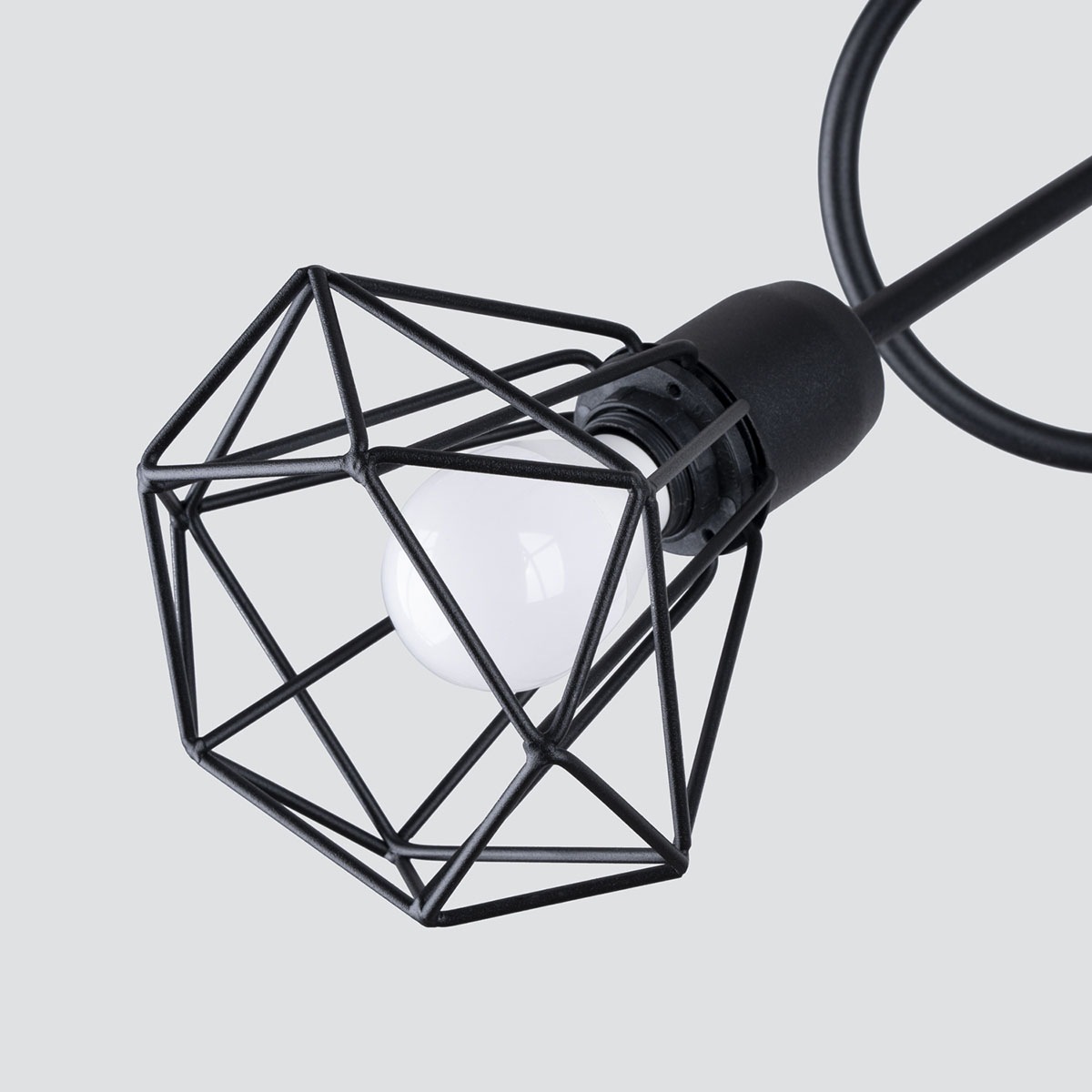 SOLLUX lighting Kronleuchter »ARTEMIS«, 3 flammig, Leuchtmittel E14 | ohne Leuchtmittel, Verteiltes Licht